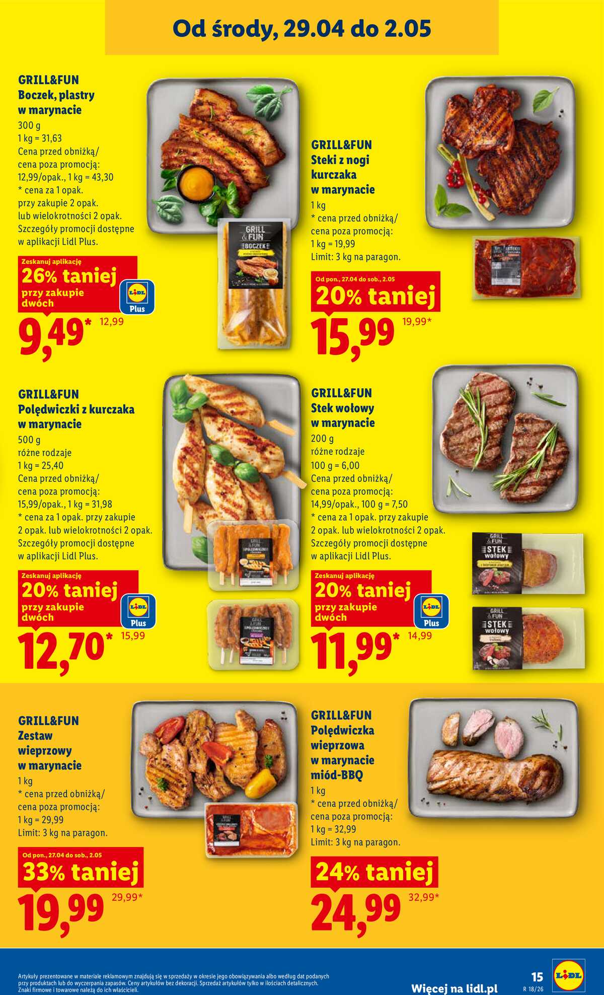Leták Lidl Polsko 29.4.-2.5.2026 - Zpravodaj platný od 29.04 do 2.05 strana 15