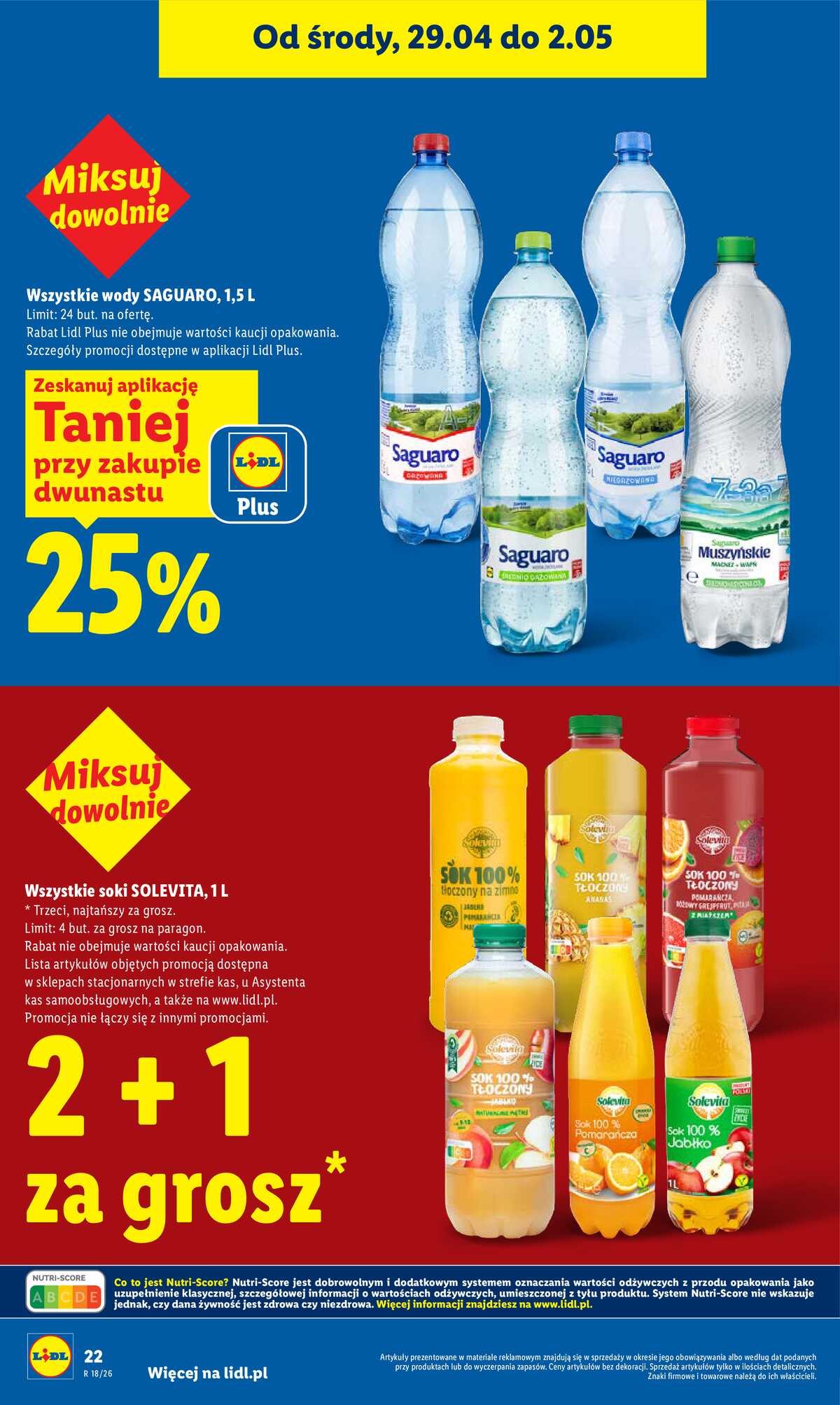Leták Lidl Polsko 29.4.-2.5.2026 - Zpravodaj platný od 29.04 do 2.05 strana 22