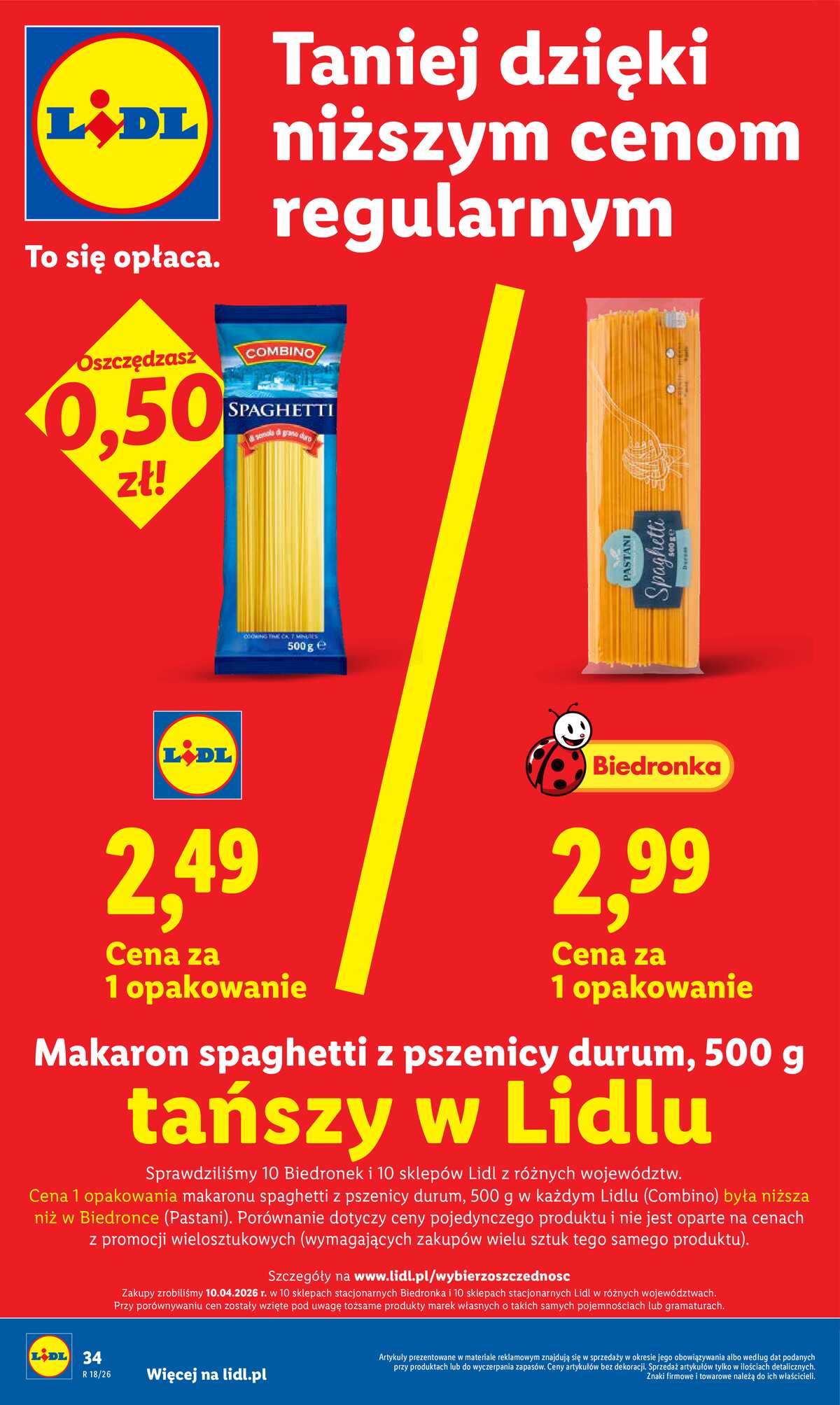 Leták Lidl Polsko 29.4.-2.5.2026 - Zpravodaj platný od 29.04 do 2.05 strana 34