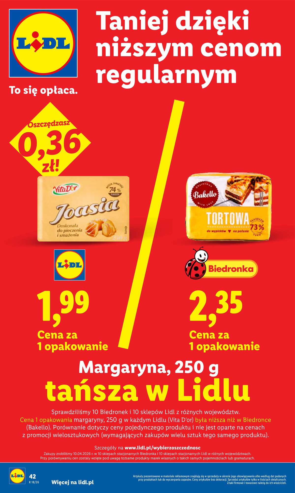 Leták Lidl Polsko 29.4.-2.5.2026 - Zpravodaj platný od 29.04 do 2.05 strana 42