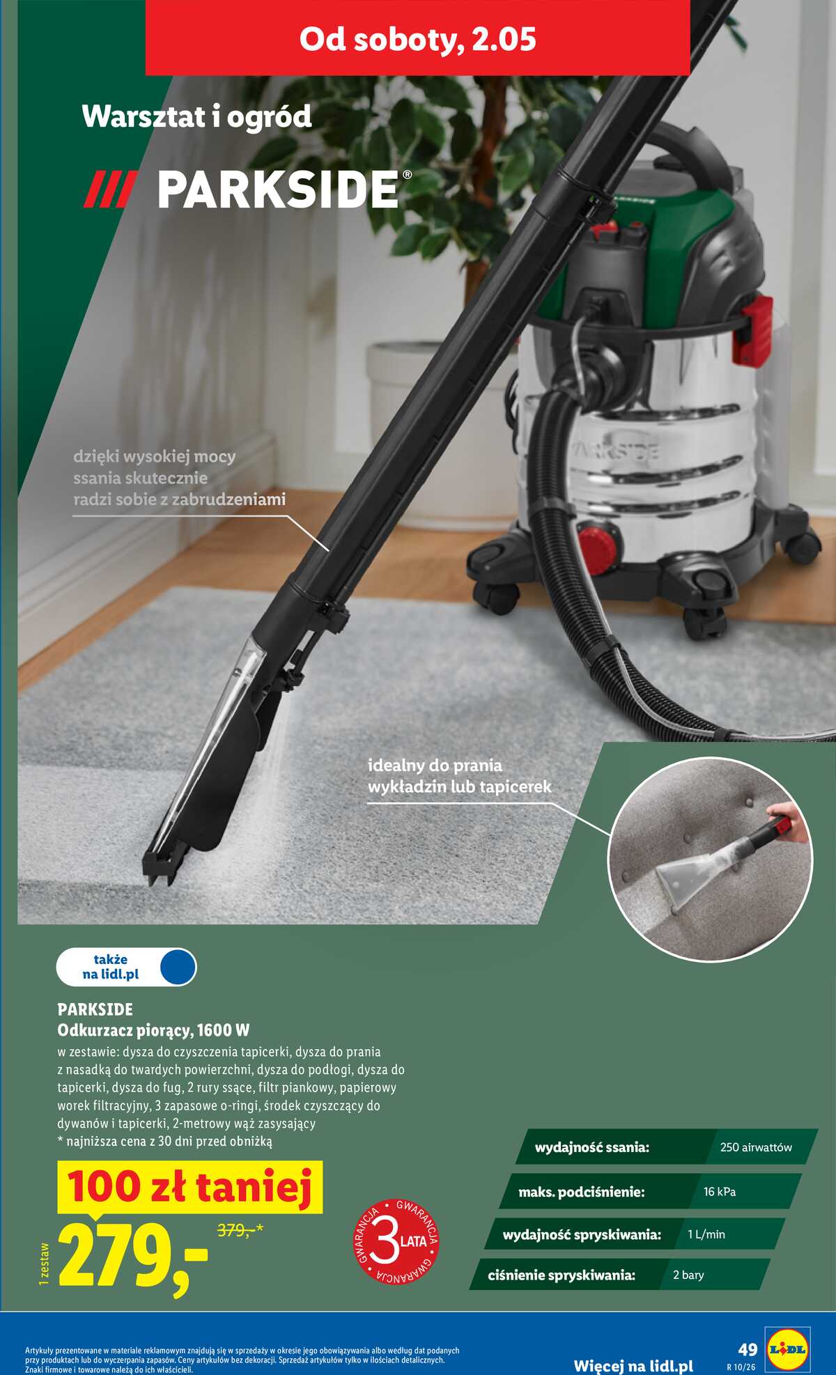 Leták Lidl Polsko 29.4.-2.5.2026 - Zpravodaj platný od 29.04 do 2.05 strana 49