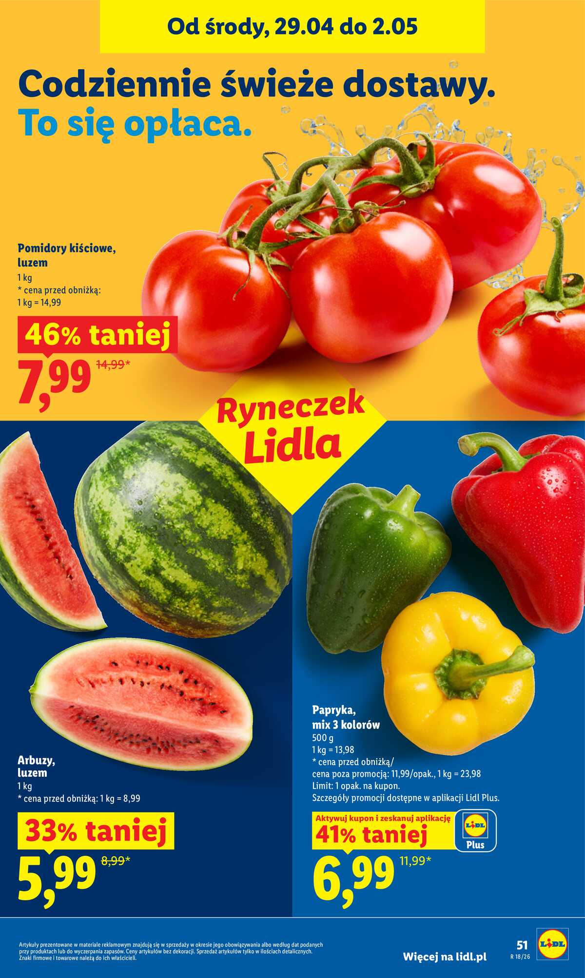 Leták Lidl Polsko 29.4.-2.5.2026 - Zpravodaj platný od 29.04 do 2.05 strana 51