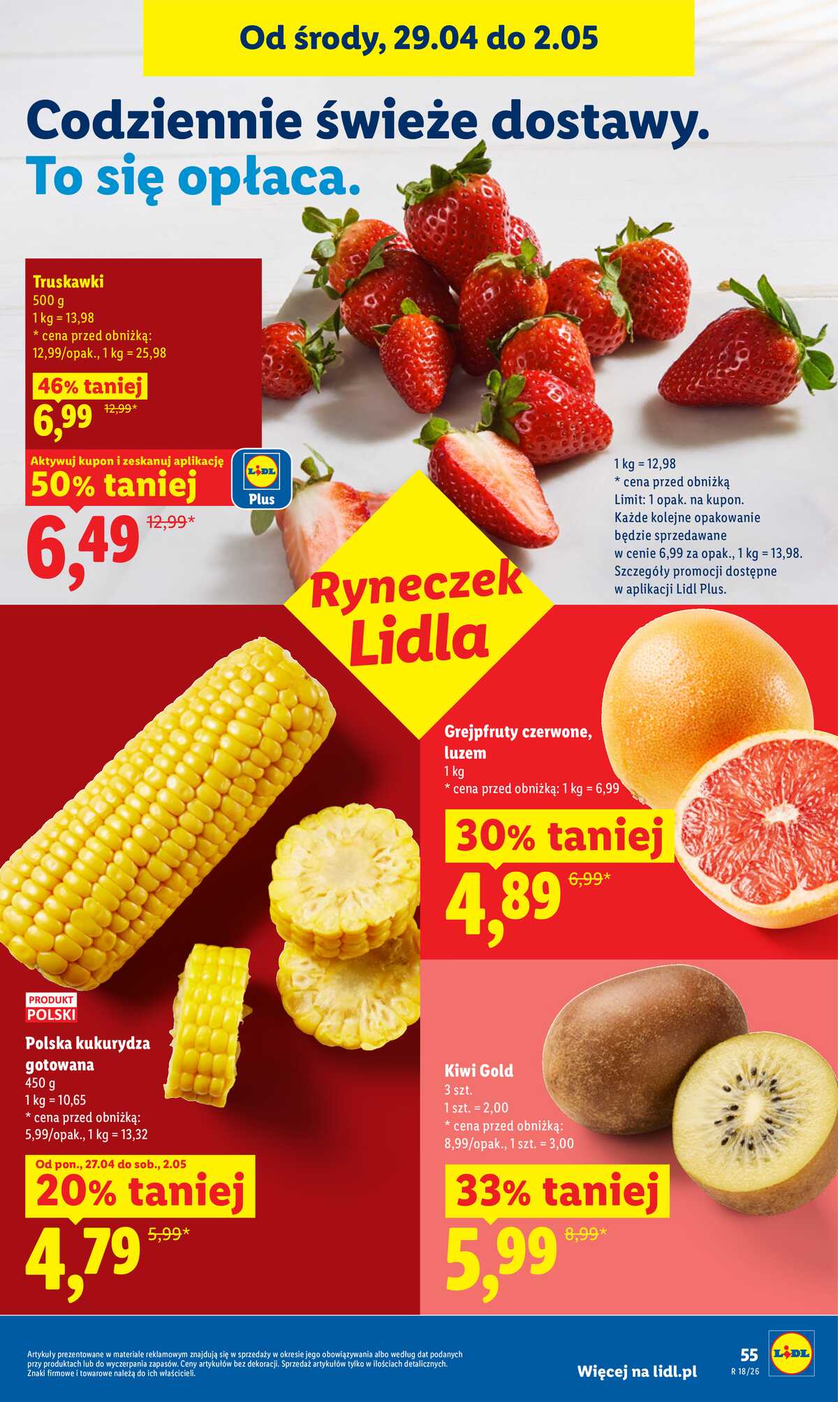 Leták Lidl Polsko 29.4.-2.5.2026 - Zpravodaj platný od 29.04 do 2.05 strana 55