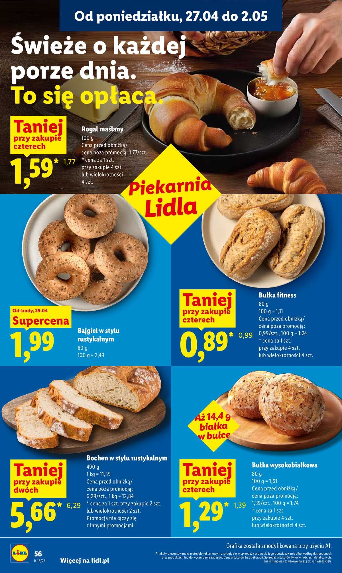 Leták Lidl Polsko 29.4.-2.5.2026 - Zpravodaj platný od 29.04 do 2.05 strana 56