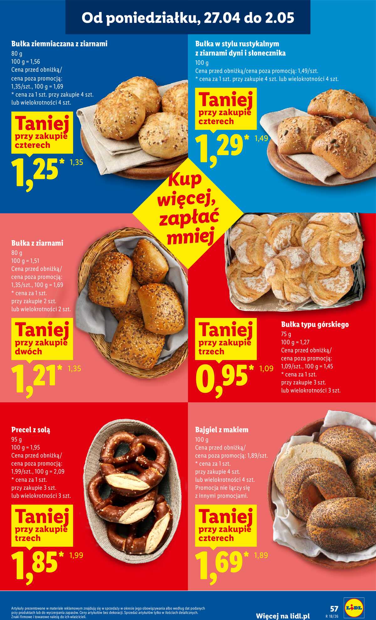Leták Lidl Polsko 29.4.-2.5.2026 - Zpravodaj platný od 29.04 do 2.05 strana 57