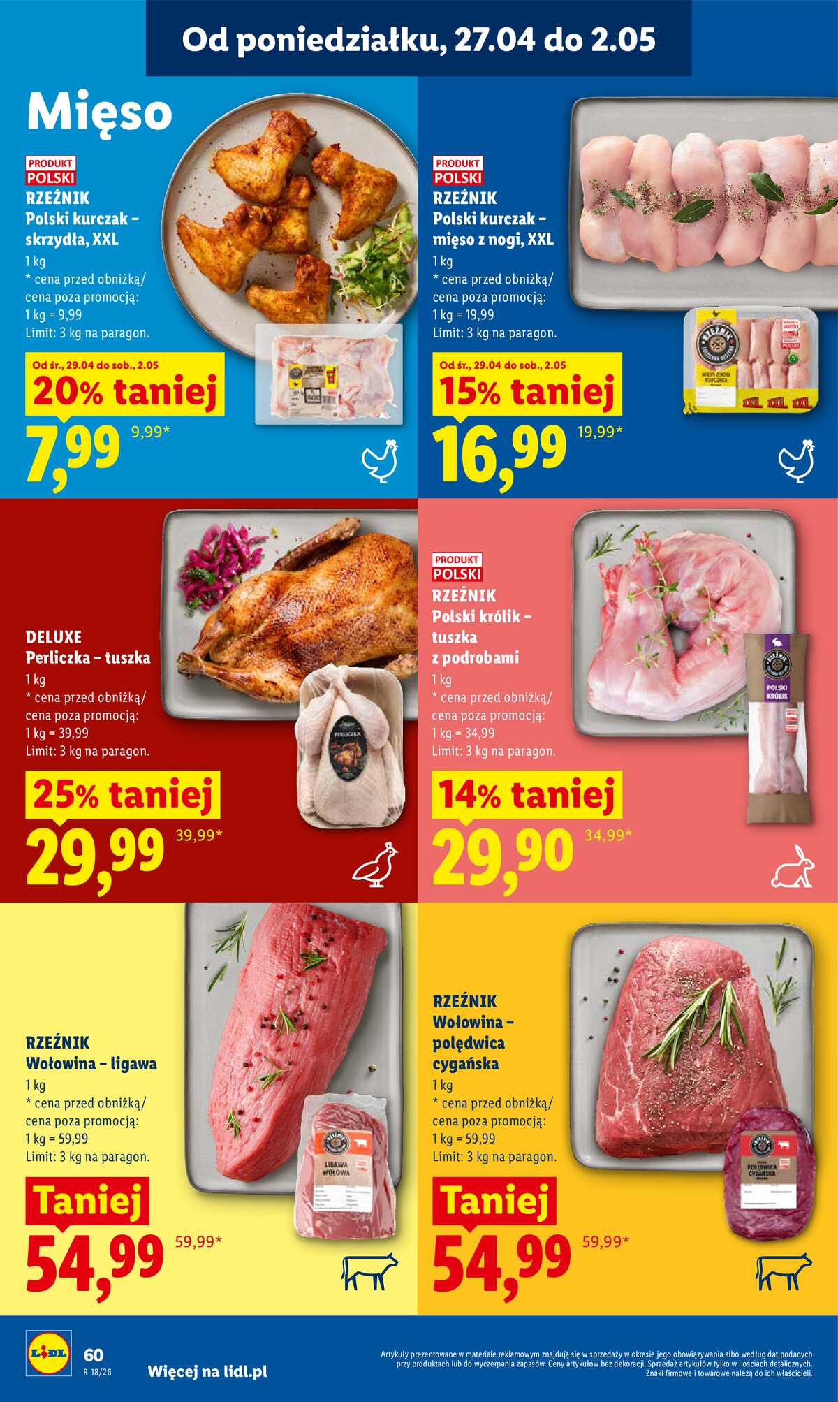 Leták Lidl Polsko 29.4.-2.5.2026 - Zpravodaj platný od 29.04 do 2.05 strana 60