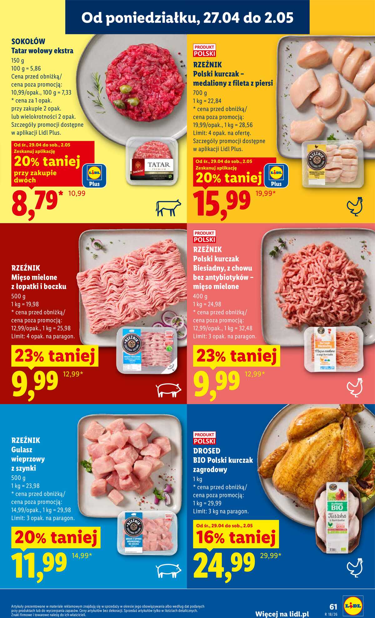 Leták Lidl Polsko 29.4.-2.5.2026 - Zpravodaj platný od 29.04 do 2.05 strana 61