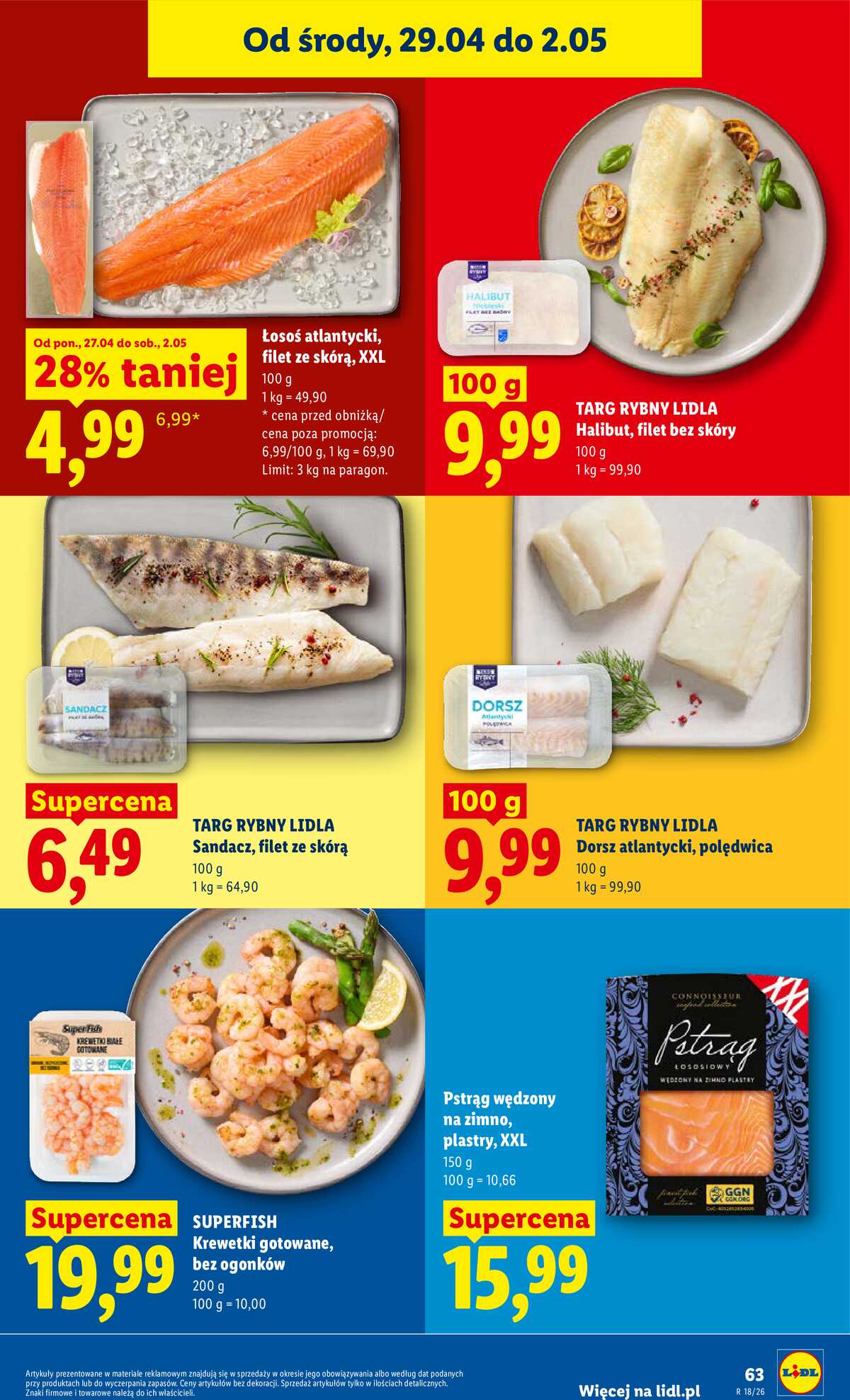Leták Lidl Polsko 29.4.-2.5.2026 - Zpravodaj platný od 29.04 do 2.05 strana 63