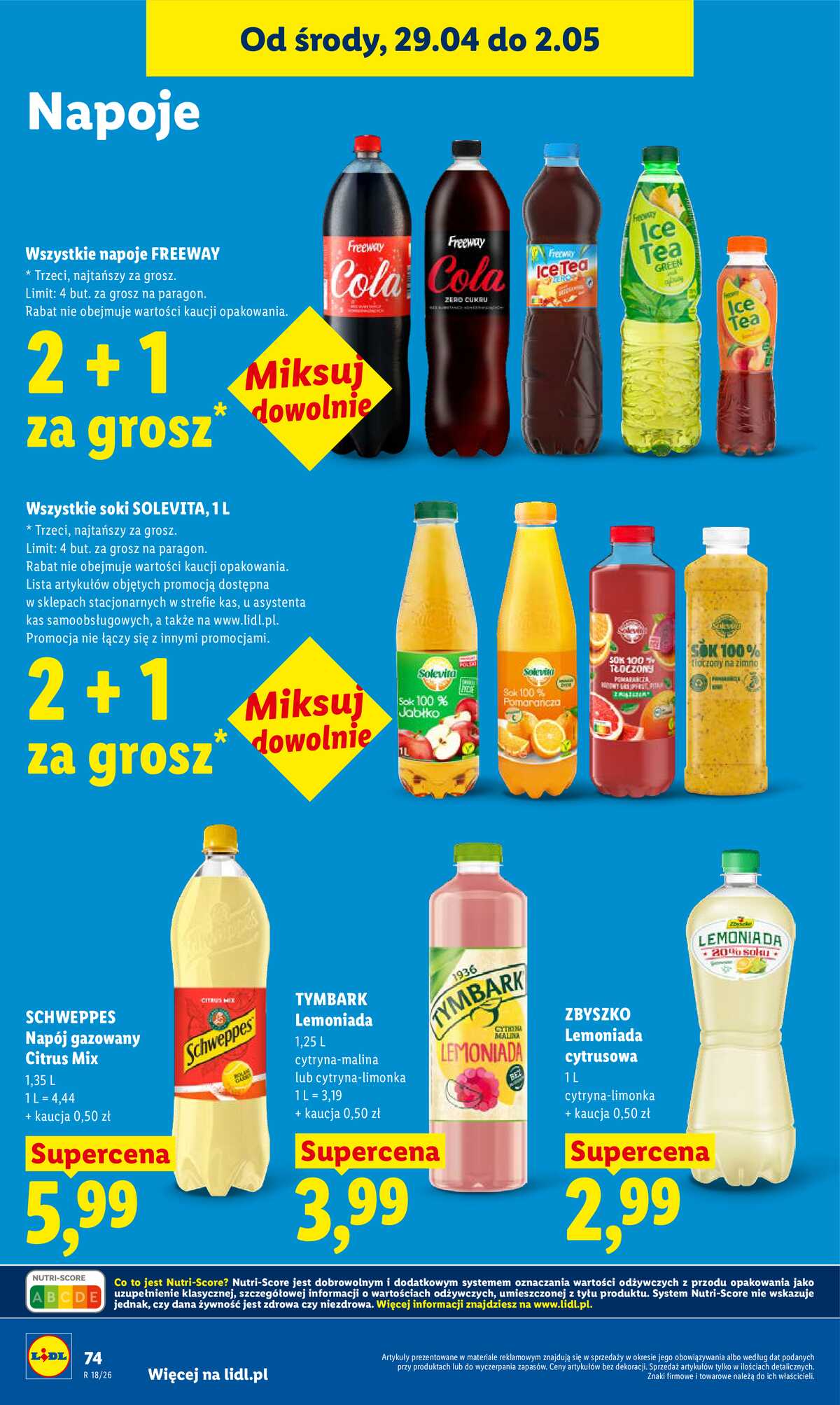 Leták Lidl Polsko 29.4.-2.5.2026 - Zpravodaj platný od 29.04 do 2.05 strana 74