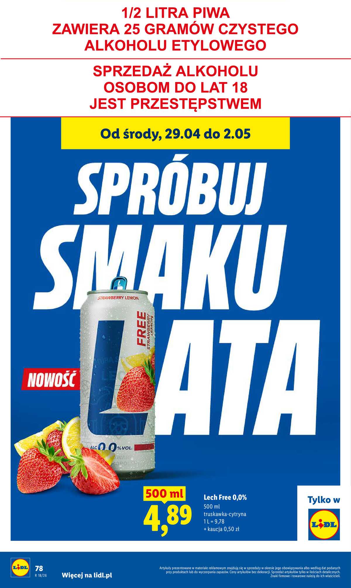 Leták Lidl Polsko 29.4.-2.5.2026 - Zpravodaj platný od 29.04 do 2.05 strana 80