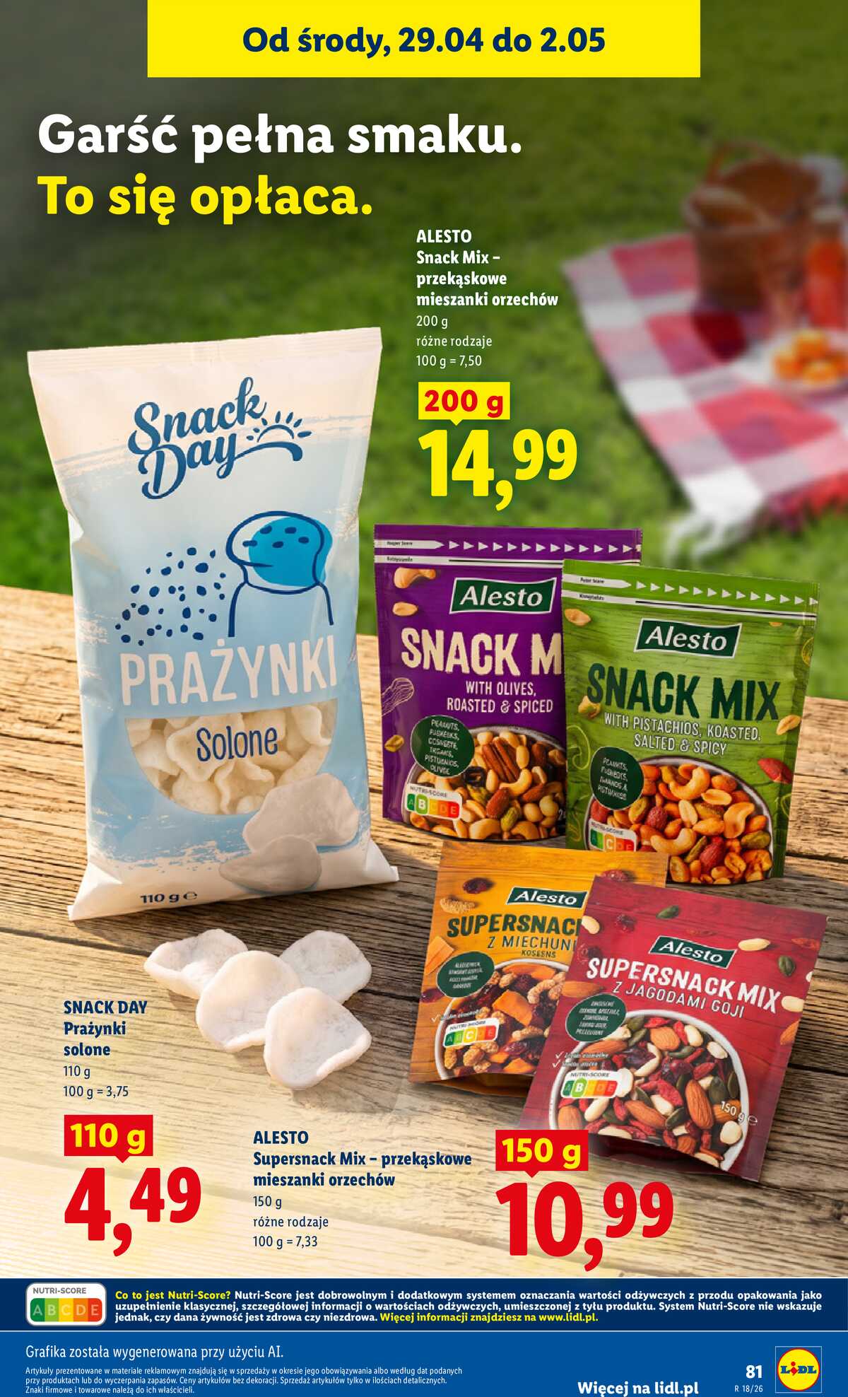 Leták Lidl Polsko 29.4.-2.5.2026 - Zpravodaj platný od 29.04 do 2.05 strana 83