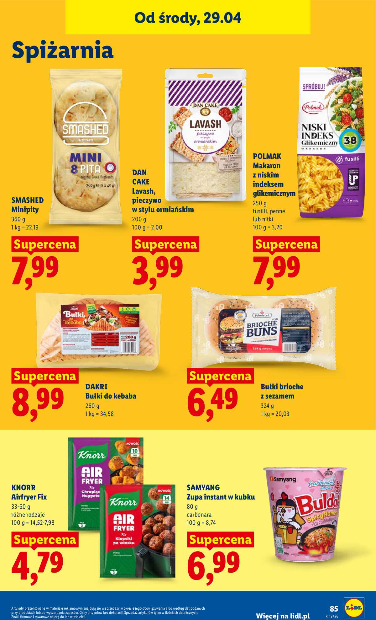 Leták Lidl Polsko 29.4.-2.5.2026 - Zpravodaj platný od 29.04 do 2.05 strana 87