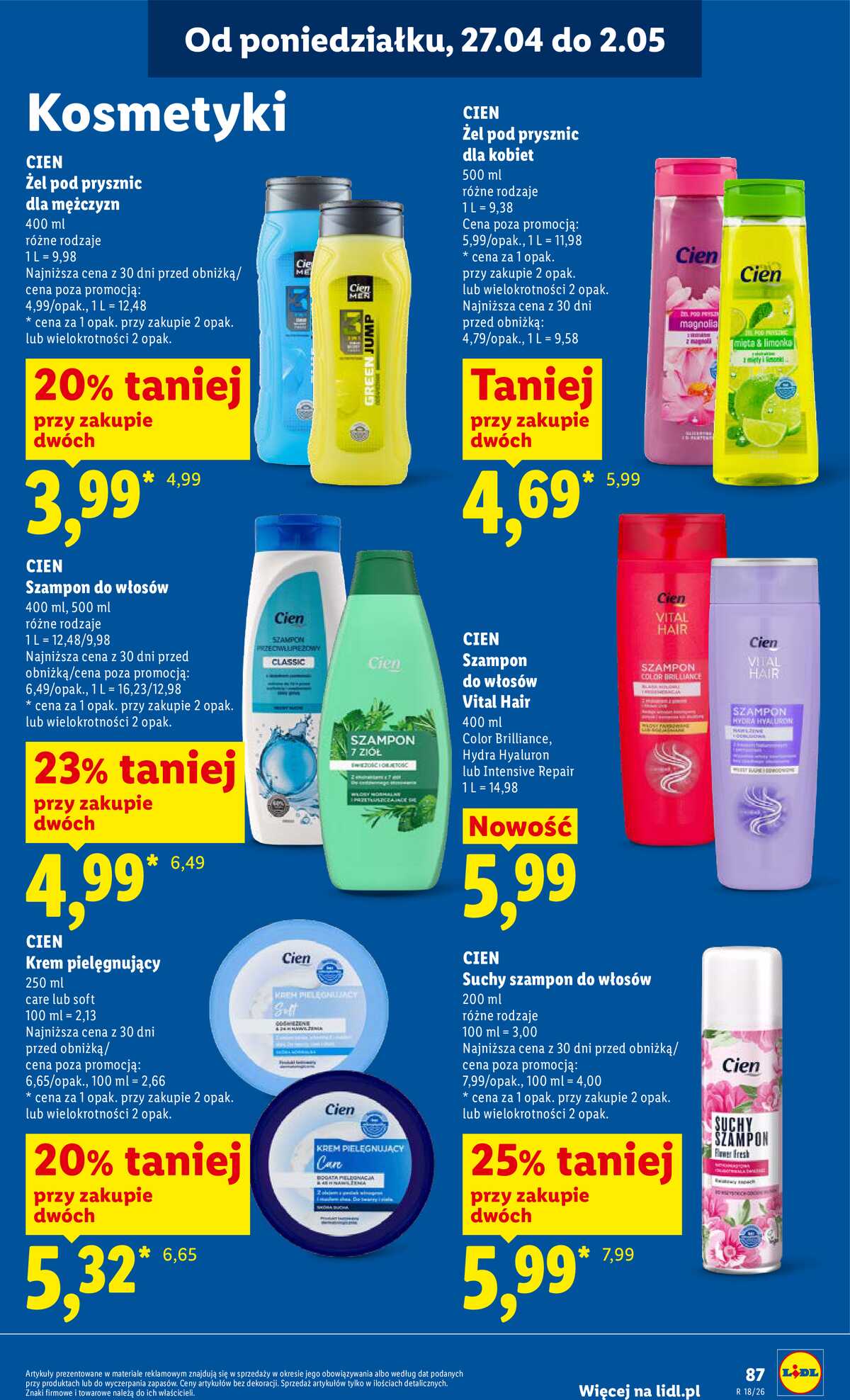 Leták Lidl Polsko 29.4.-2.5.2026 - Zpravodaj platný od 29.04 do 2.05 strana 91