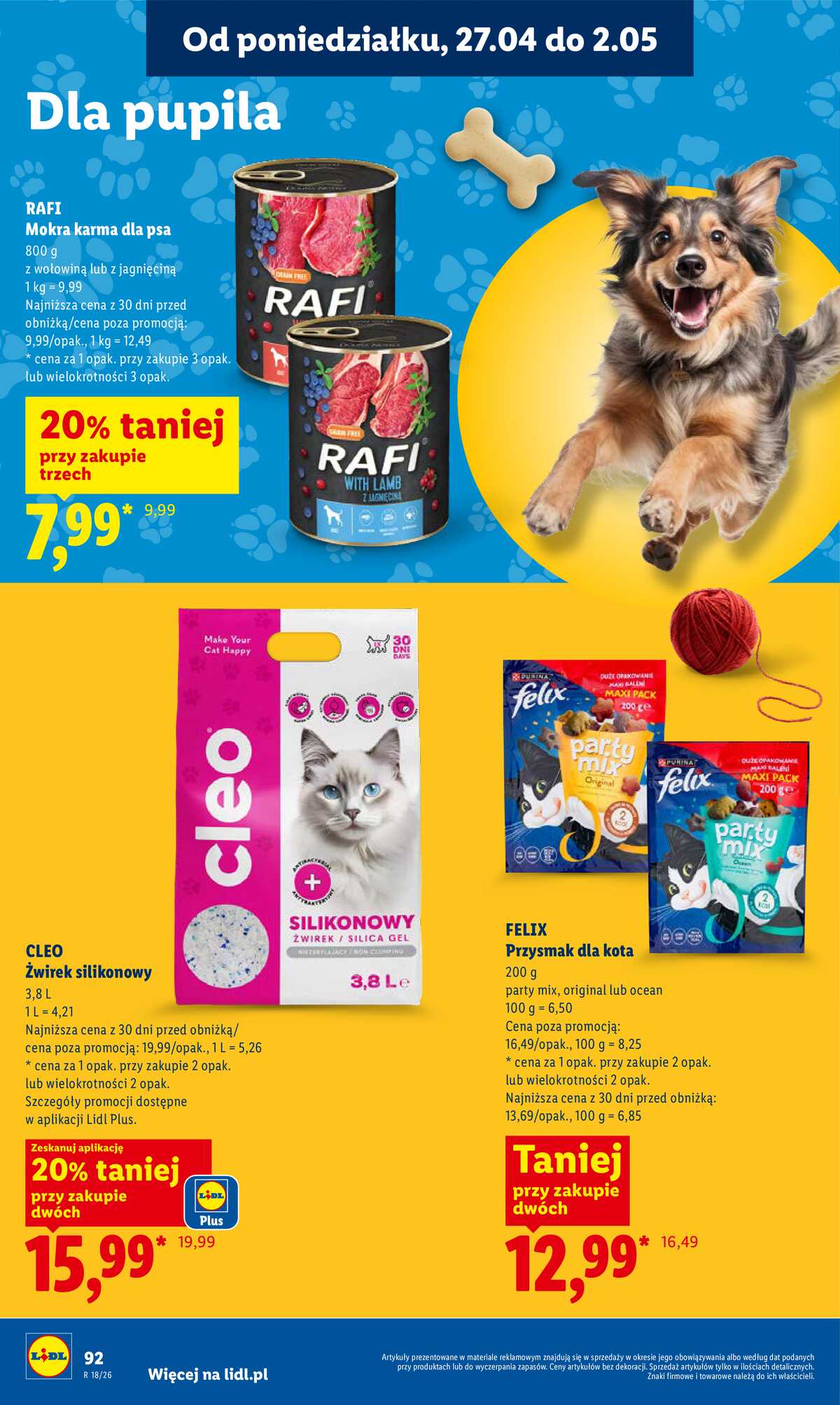 Leták Lidl Polsko 29.4.-2.5.2026 - Zpravodaj platný od 29.04 do 2.05 strana 96