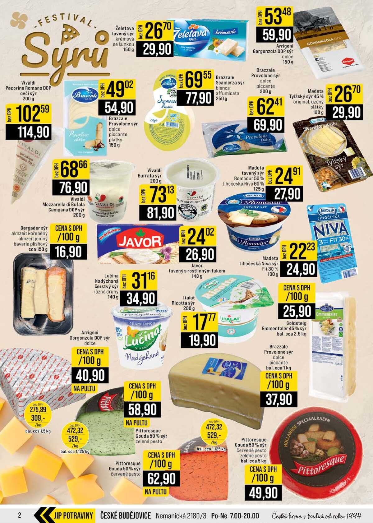 JIP Cash & Carry Brno, Praha, Ostrava, Jilemnice, Pardubice, Ostrava, Karlovy Vary, Olomouc a Zlín od 29.4. do 5.5.2026 strana 2