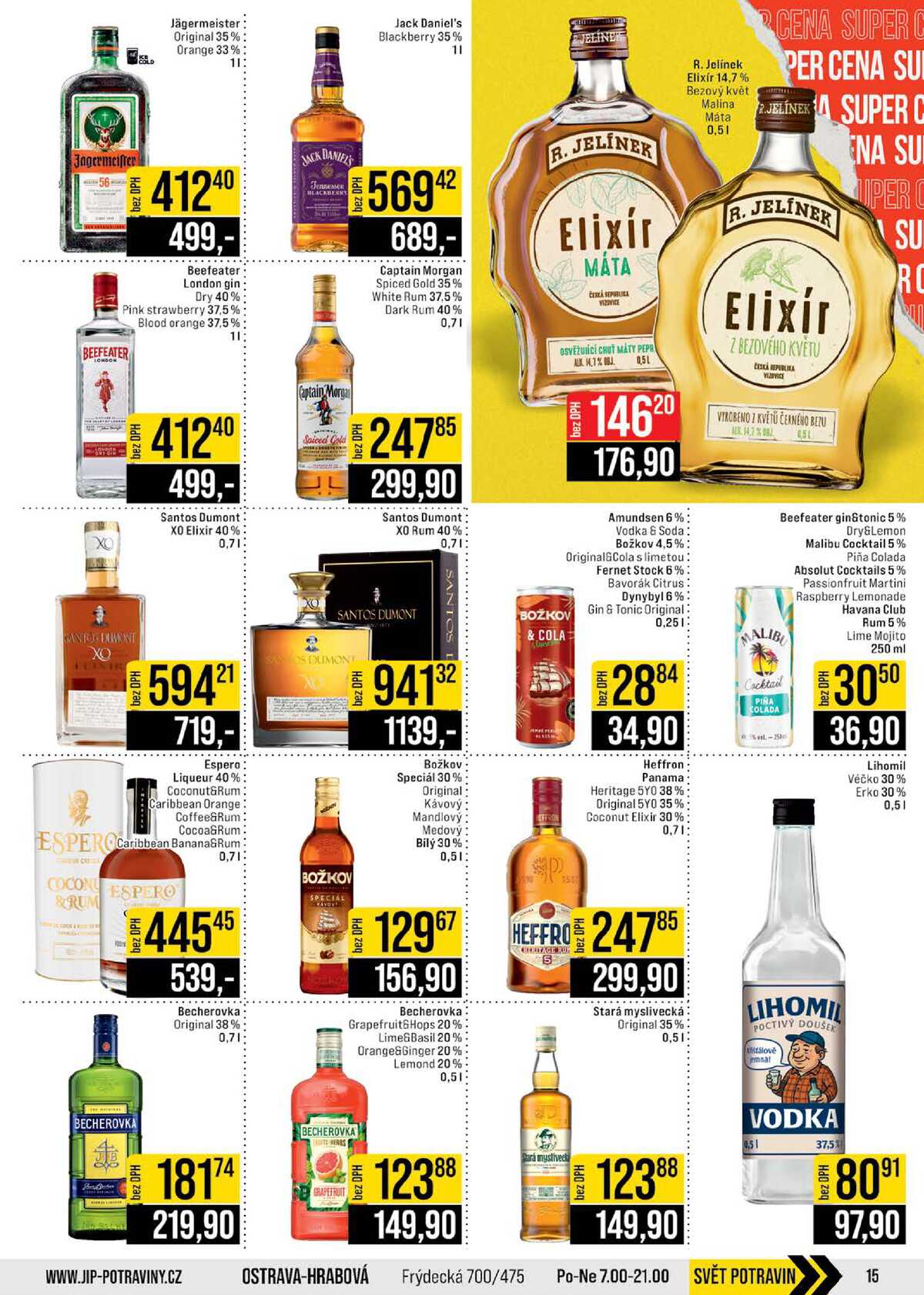 JIP Cash & Carry Brno, Praha, Ostrava, Jilemnice, Pardubice, Ostrava, Karlovy Vary, Olomouc a Zlín od 29.4. do 5.5.2026 strana 15