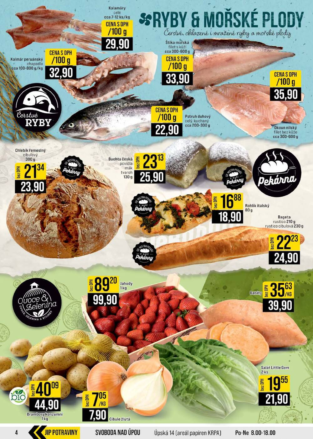 JIP Cash & Carry Brno, Praha, Ostrava, Jilemnice, Pardubice, Ostrava, Karlovy Vary, Olomouc a Zlín od 29.4. do 5.5.2026