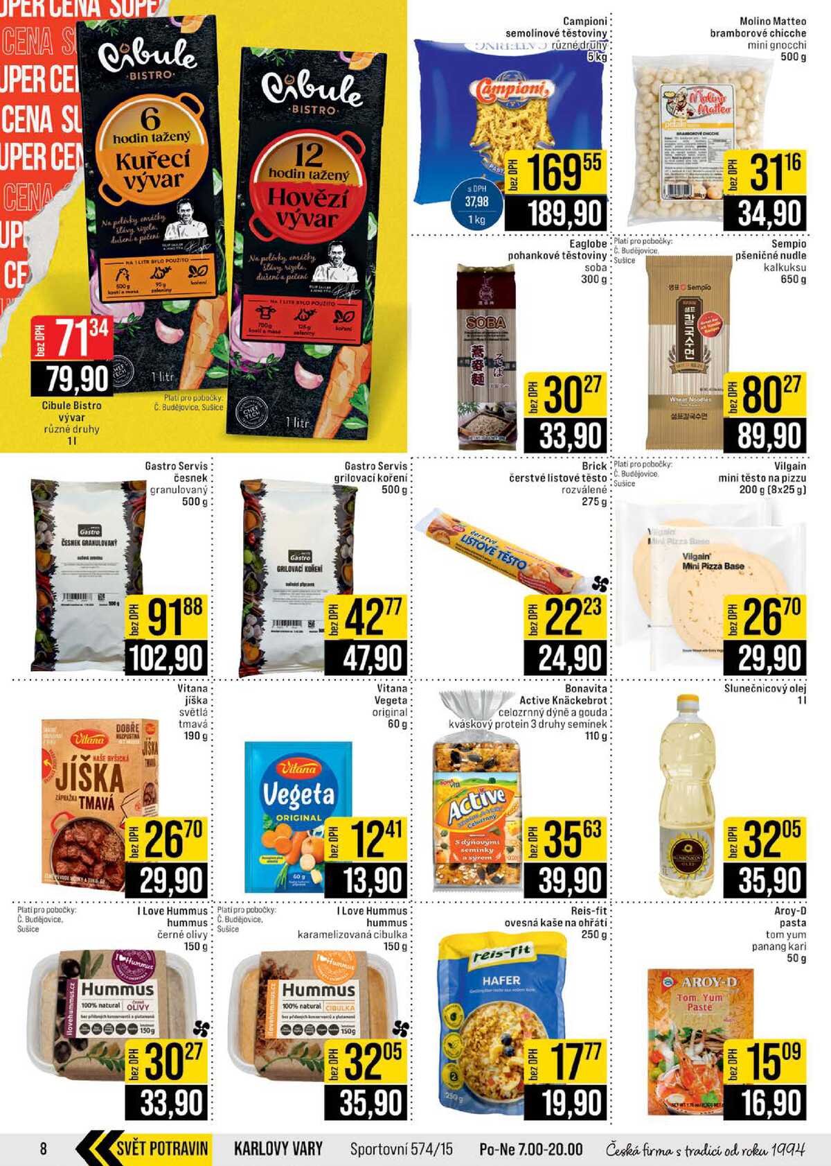 JIP Cash & Carry České Budějovice, Most, Náchod, Polička, Sušice a Svoboda nad Úpou od 29.4. do 5.5.2026 strana 8