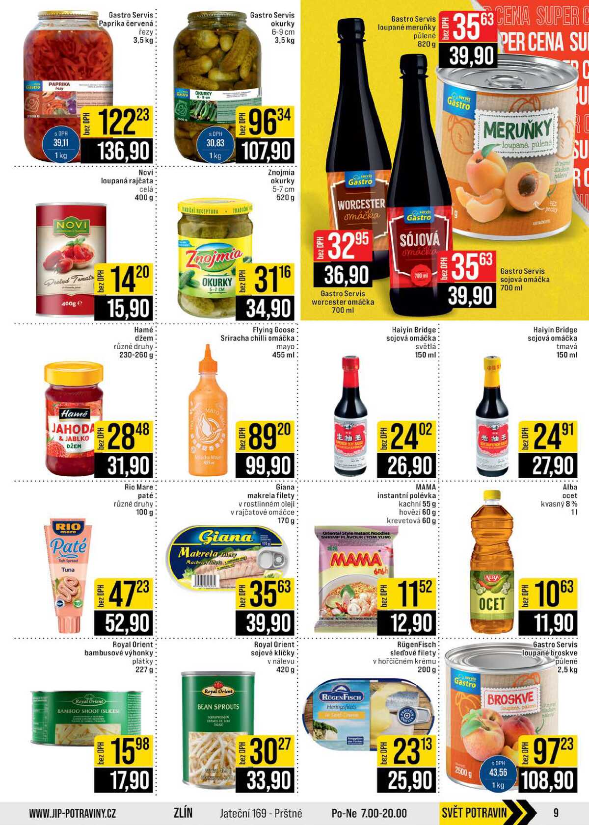 JIP Cash & Carry České Budějovice, Most, Náchod, Polička, Sušice a Svoboda nad Úpou od 29.4. do 5.5.2026 strana 9