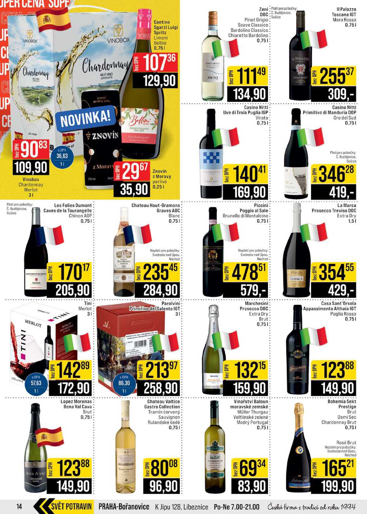 JIP Cash & Carry České Budějovice, Most, Náchod, Polička, Sušice a Svoboda nad Úpou od 29.4. do 5.5.2026 strana 14