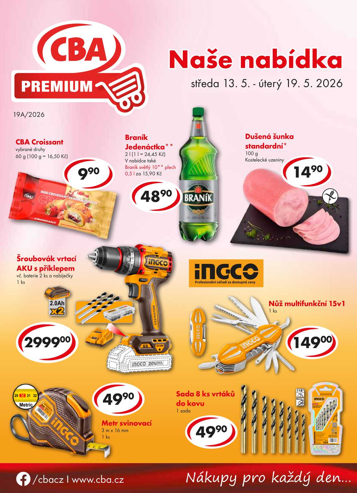 CBA Premium od 13.5. do 19.5.2026 strana 1
