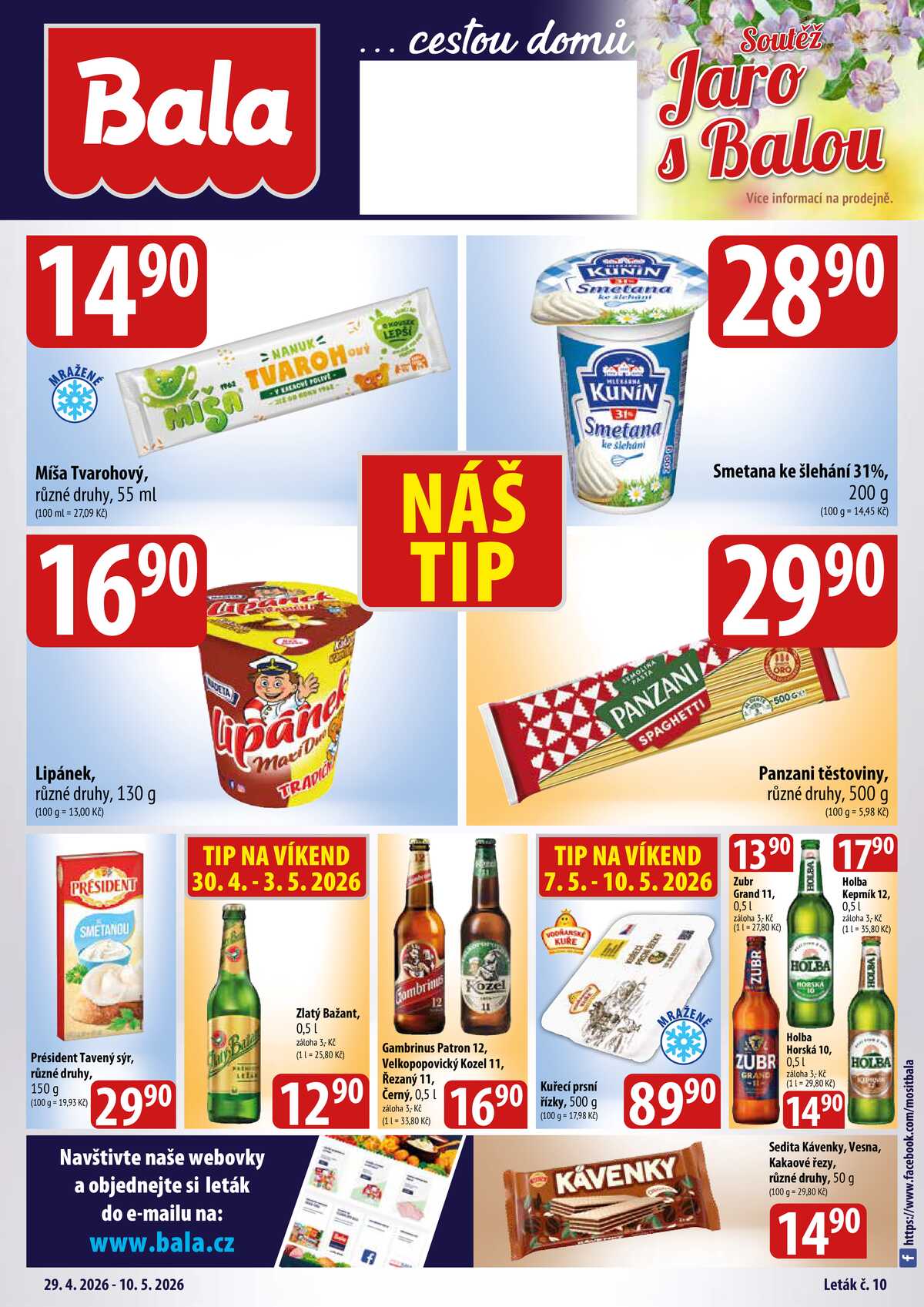 BALA Velký leták Holba do 10.5. strana 1