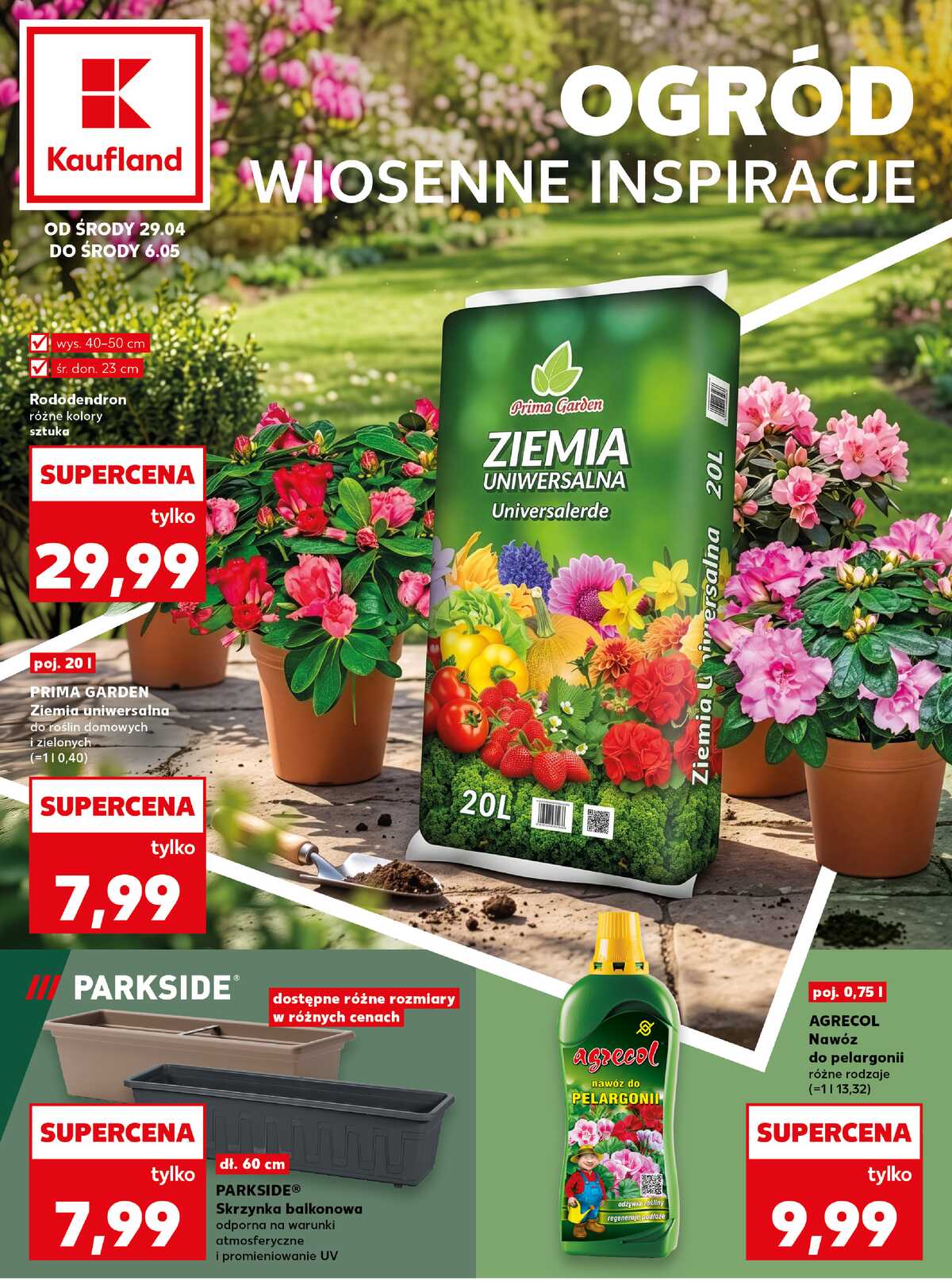 Leták Kaufland Polsko 29.4.-6.5.2026 strana 1