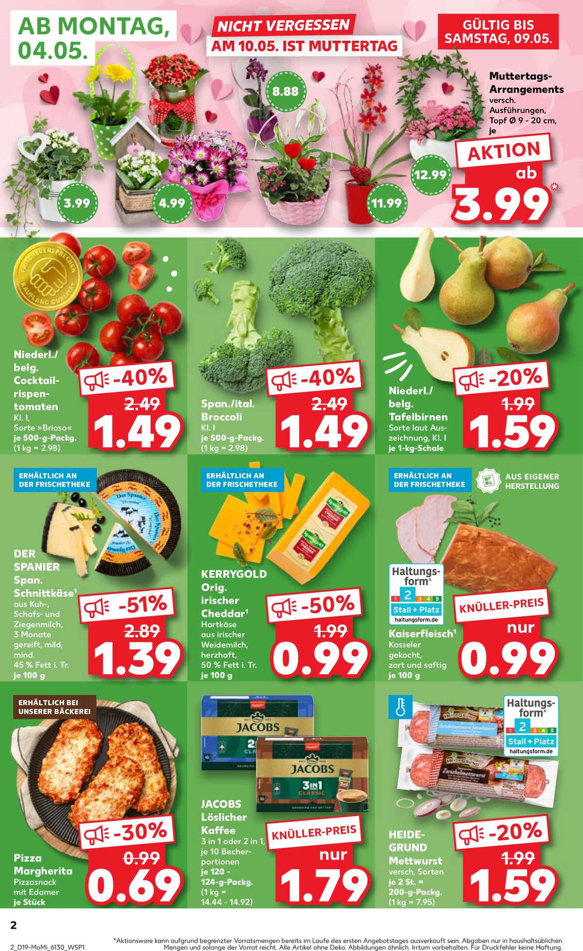 Leták Kaufland Německo 4.5.-6.5.2026 strana 2