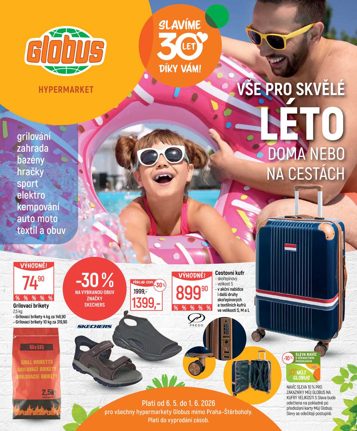Akční leták Globus 6.5. - 1.6.2026 - Globus Praha - Čakovice strana 1
