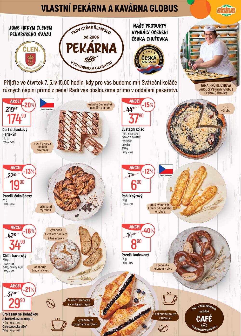 Akční leták Globus 6.5. - 12.5.2026 - Globus Praha - Čakovice