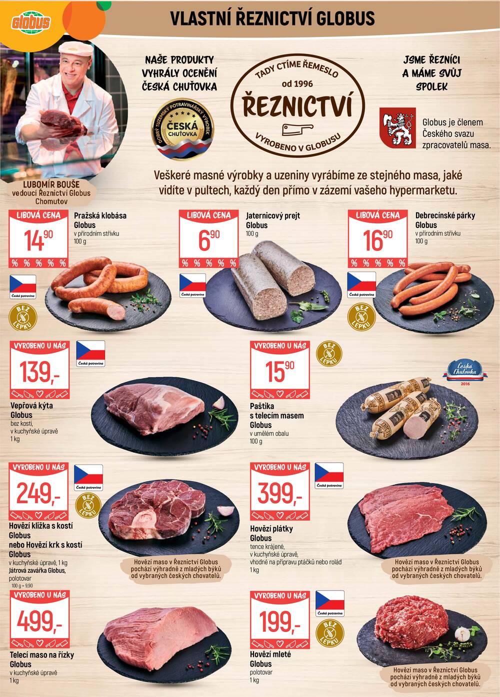 Akční leták Globus 6.5. - 12.5.2026 - Globus Chomutov