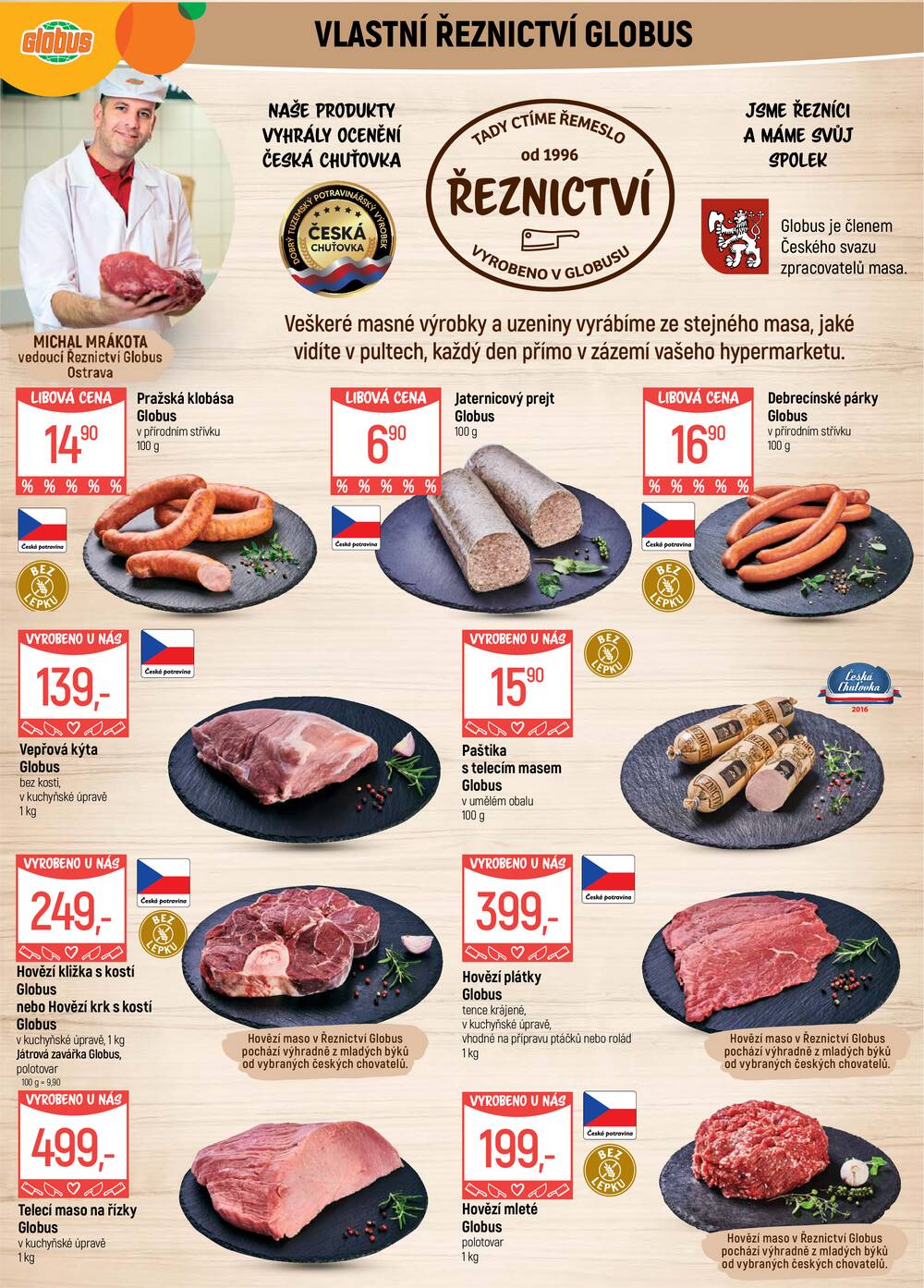 Akční leták Globus 6.5. - 12.5.2026 - Globus Ostrava