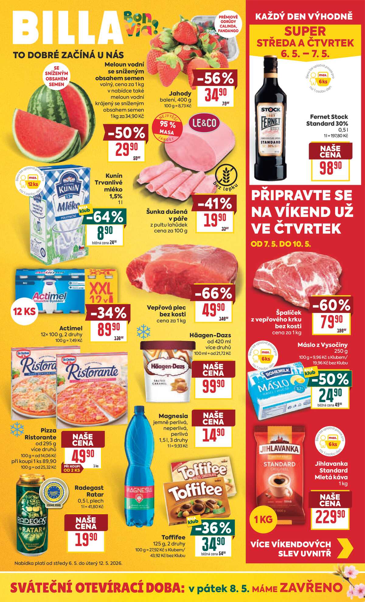 BILLA malý leták od 6.5. do 12.5.2026 strana 1