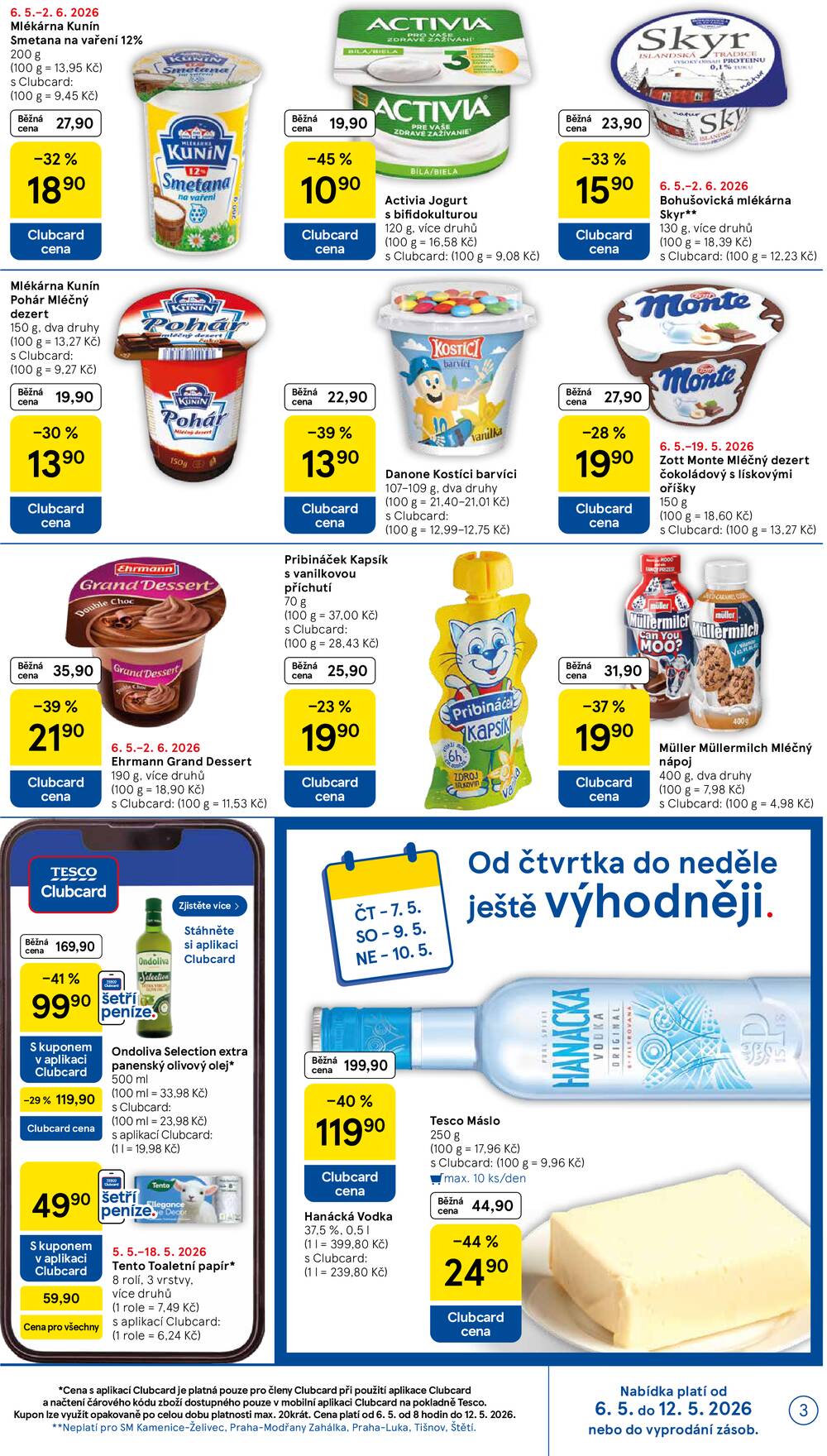 Tesco supermarkety od 6.5. do 12.5.2026