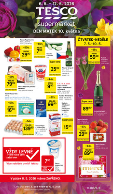 leták Tesco
