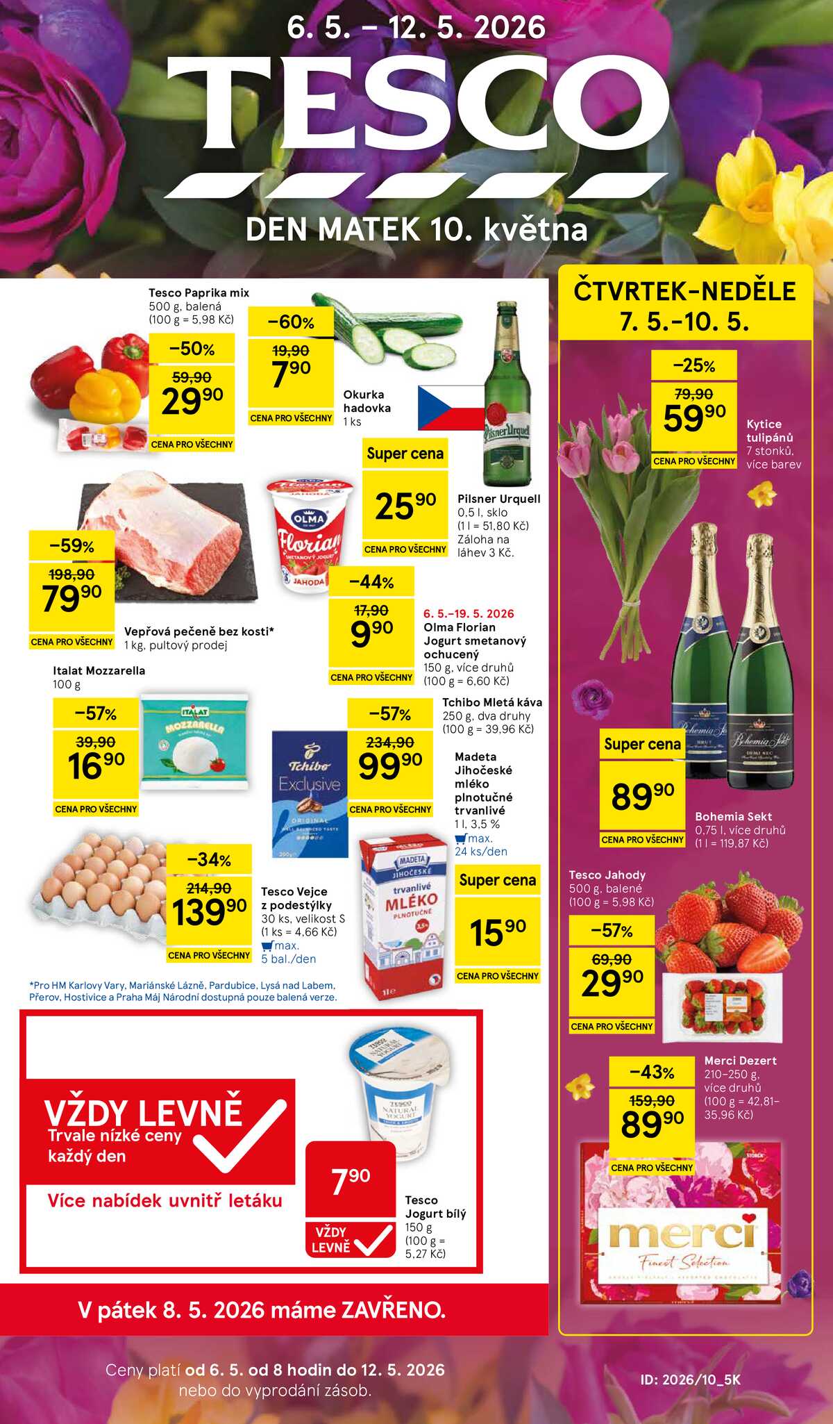 Tesco malé hypermarkety od 6.5. do 12.5.2026 strana 1
