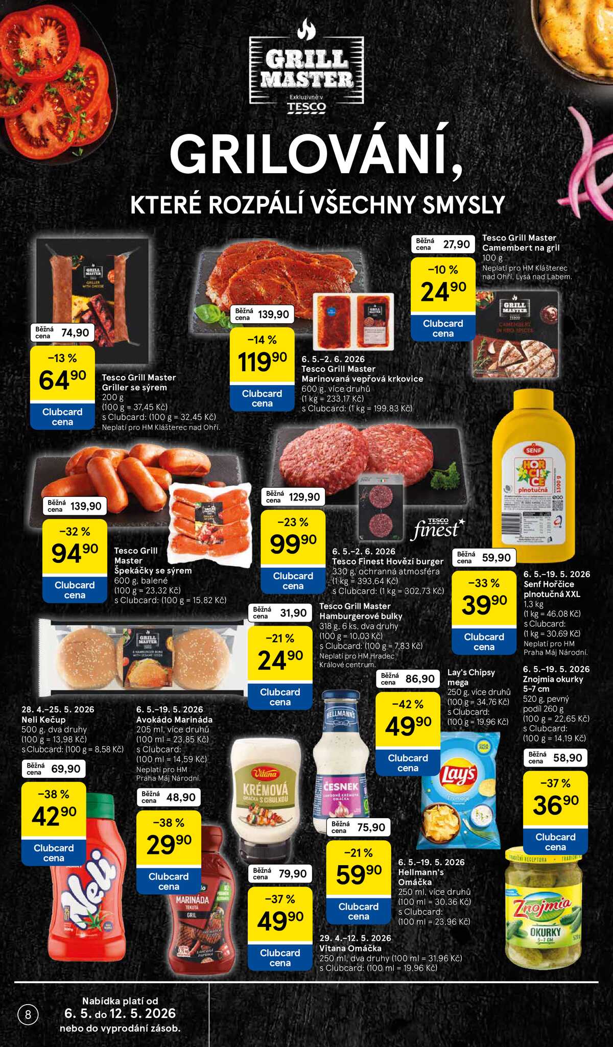 Tesco malé hypermarkety od 6.5. do 12.5.2026 strana 8