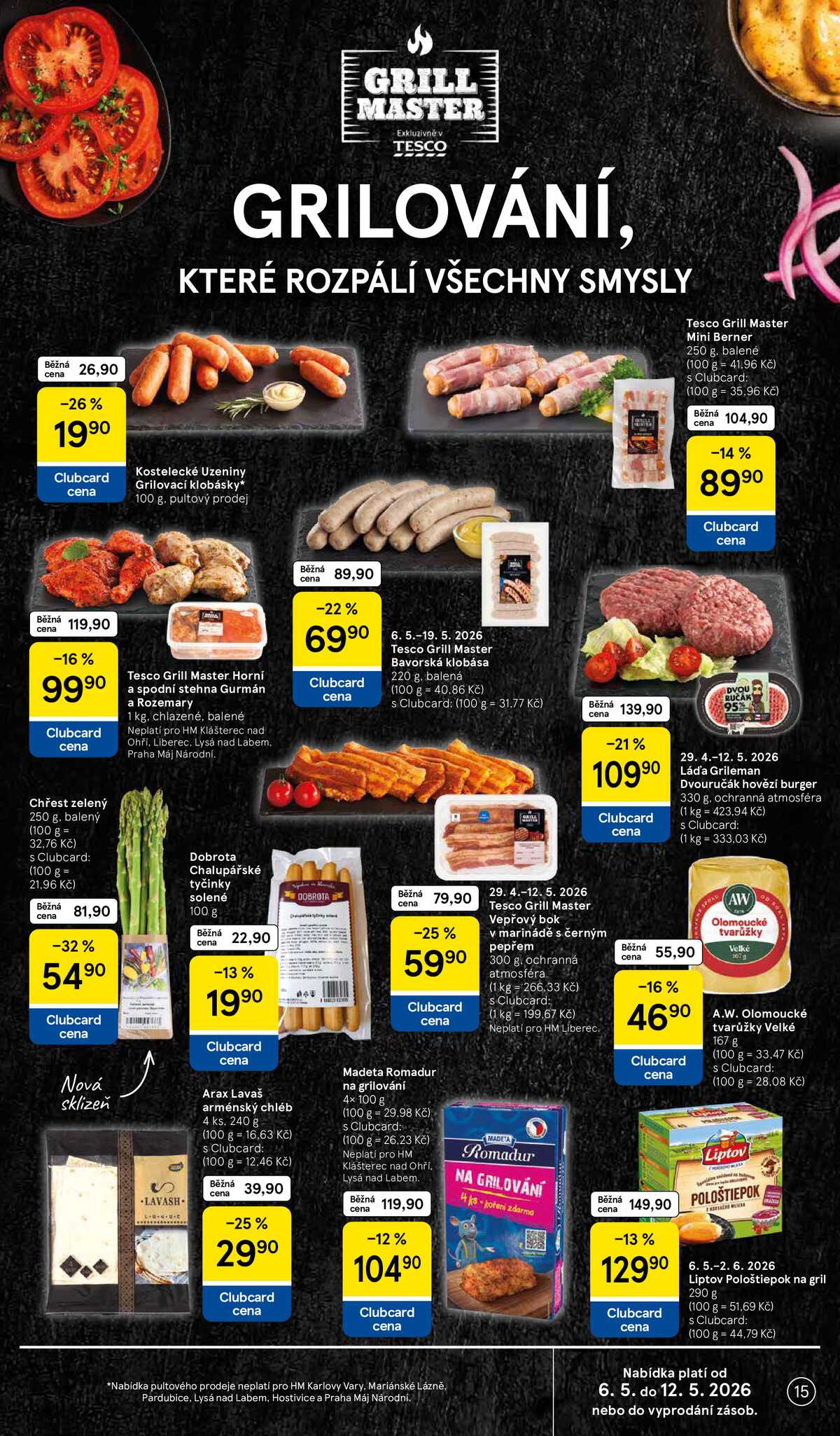 Tesco malé hypermarkety od 6.5. do 12.5.2026 strana 15