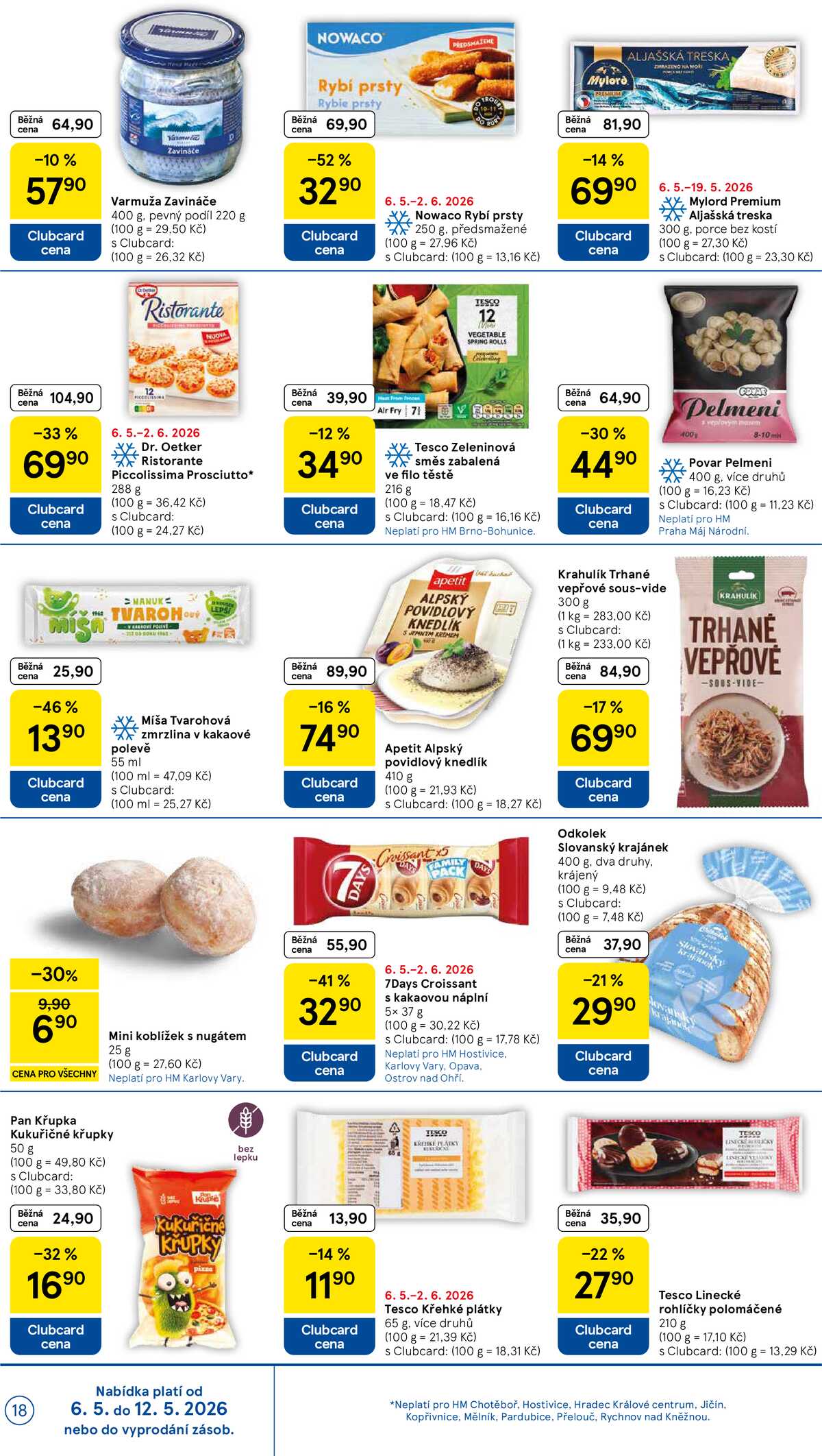 Tesco malé hypermarkety od 6.5. do 12.5.2026 strana 18