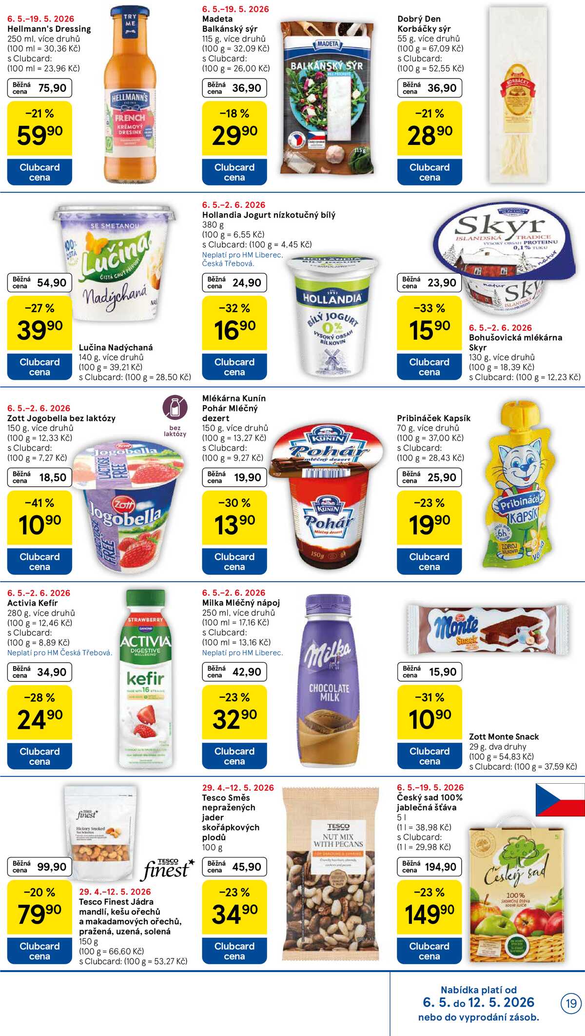 Tesco malé hypermarkety od 6.5. do 12.5.2026 strana 19