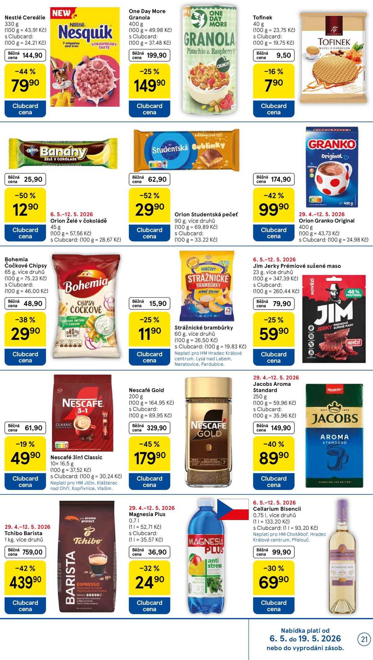 Tesco malé hypermarkety od 6.5. do 12.5.2026 strana 21