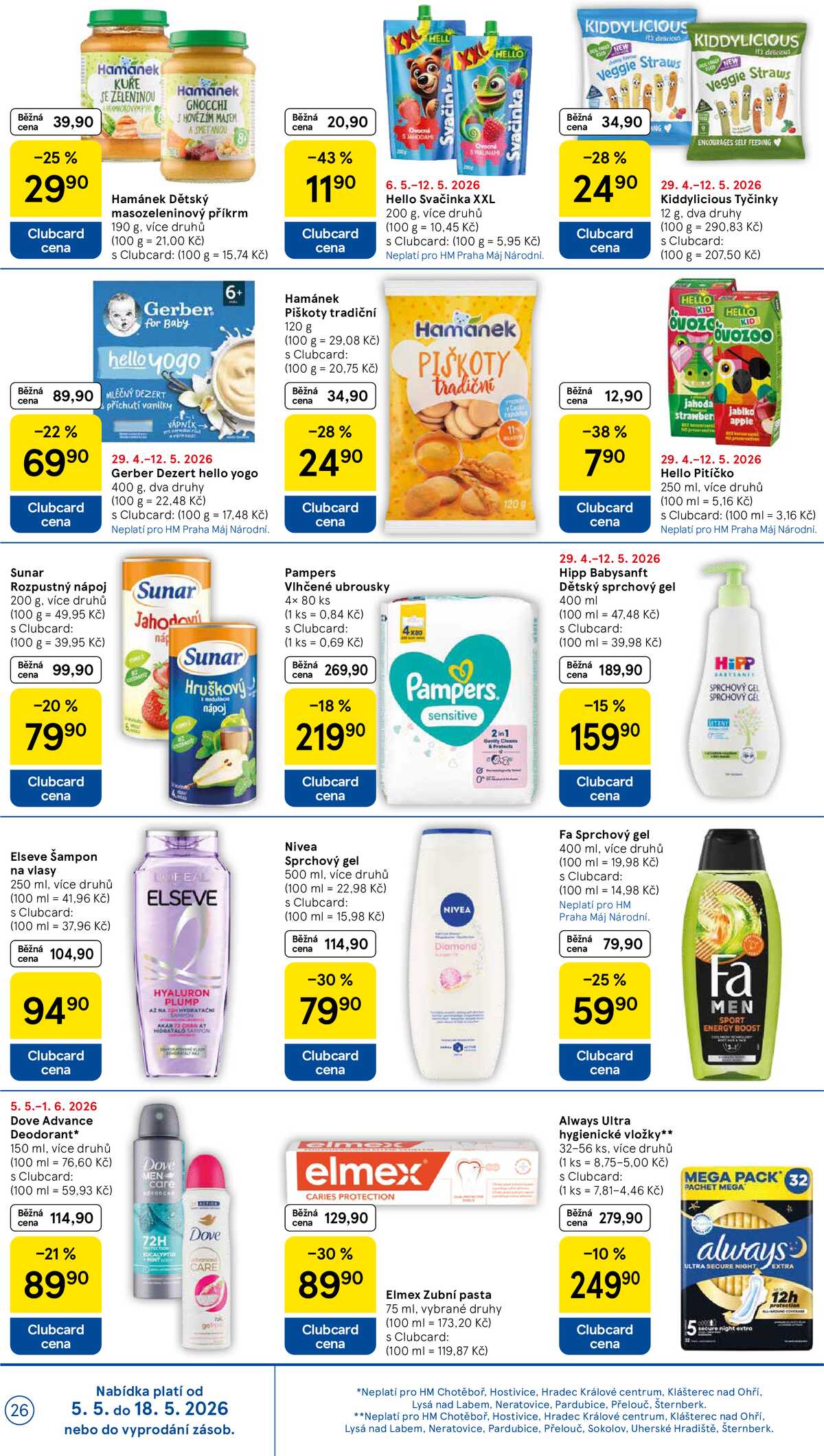 Tesco malé hypermarkety od 6.5. do 12.5.2026 strana 26