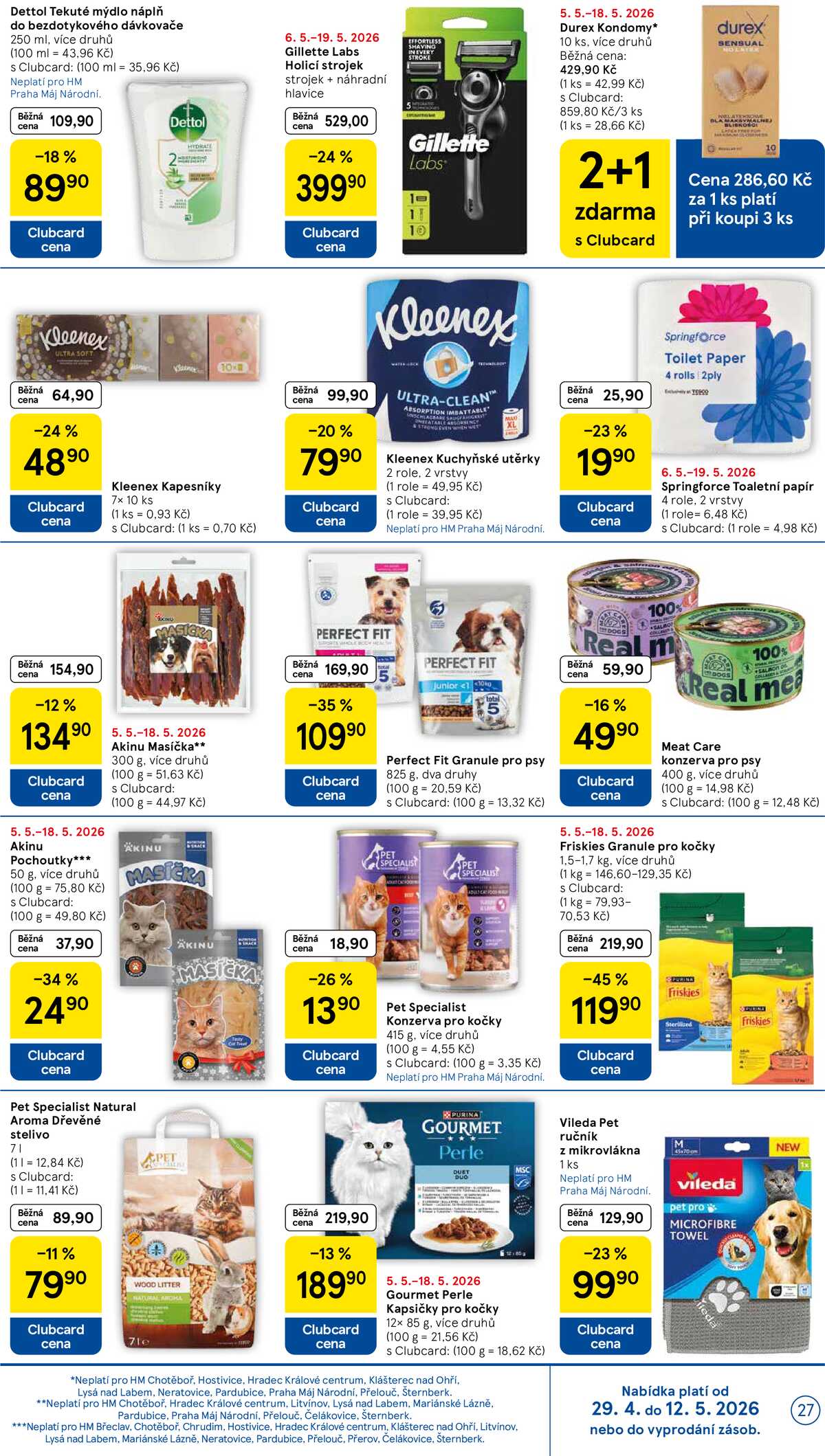Tesco malé hypermarkety od 6.5. do 12.5.2026 strana 27