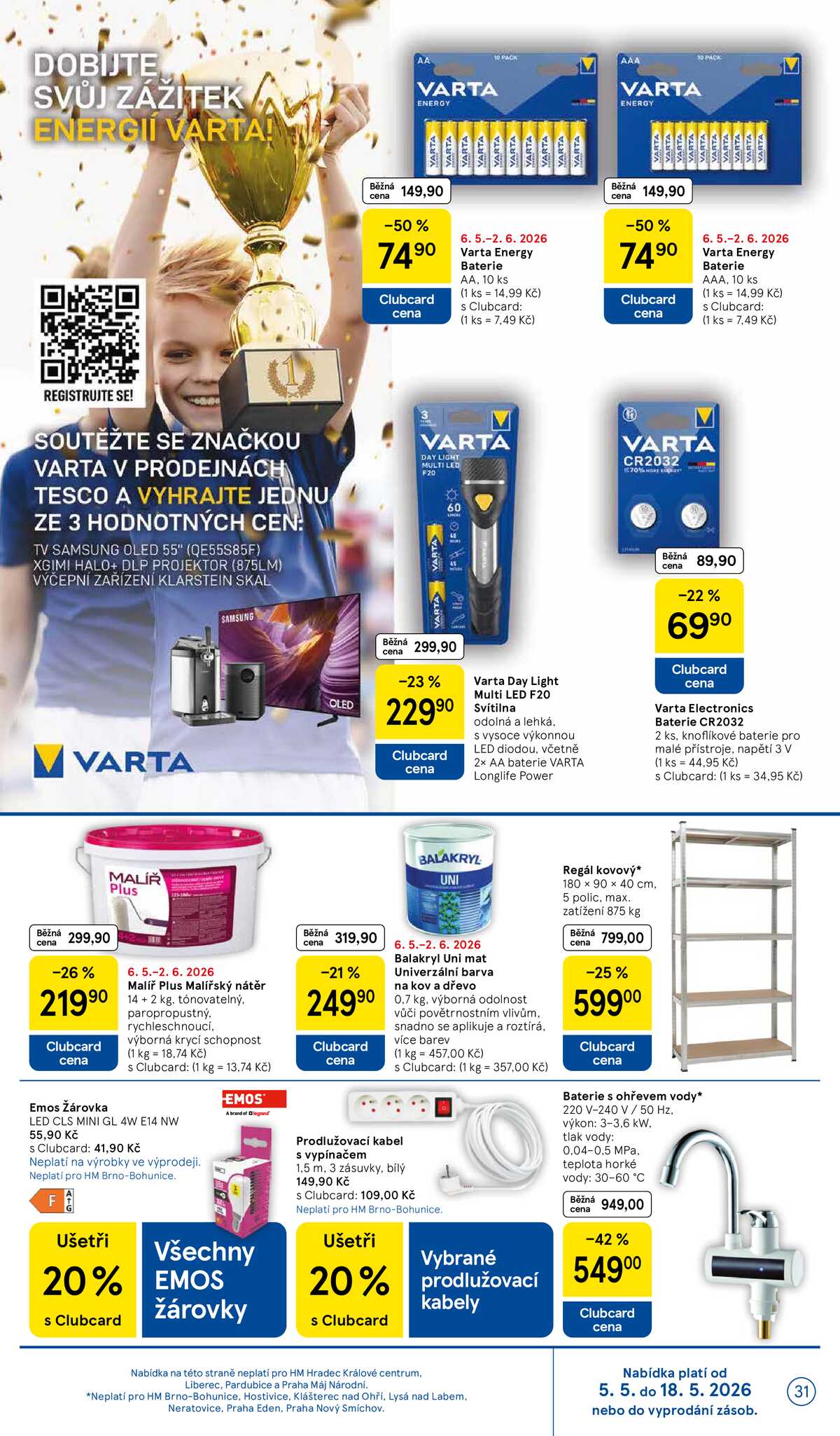 Tesco malé hypermarkety od 6.5. do 12.5.2026 strana 31