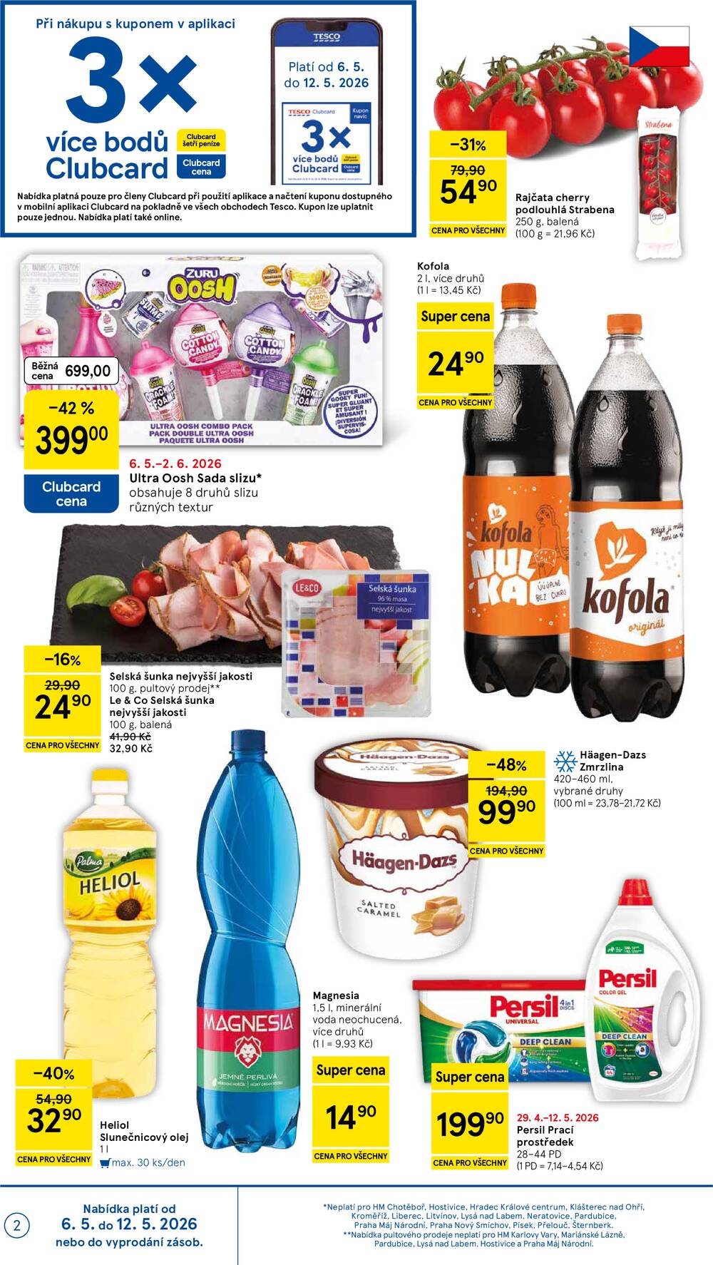 Tesco malé hypermarkety od 6.5. do 12.5.2026