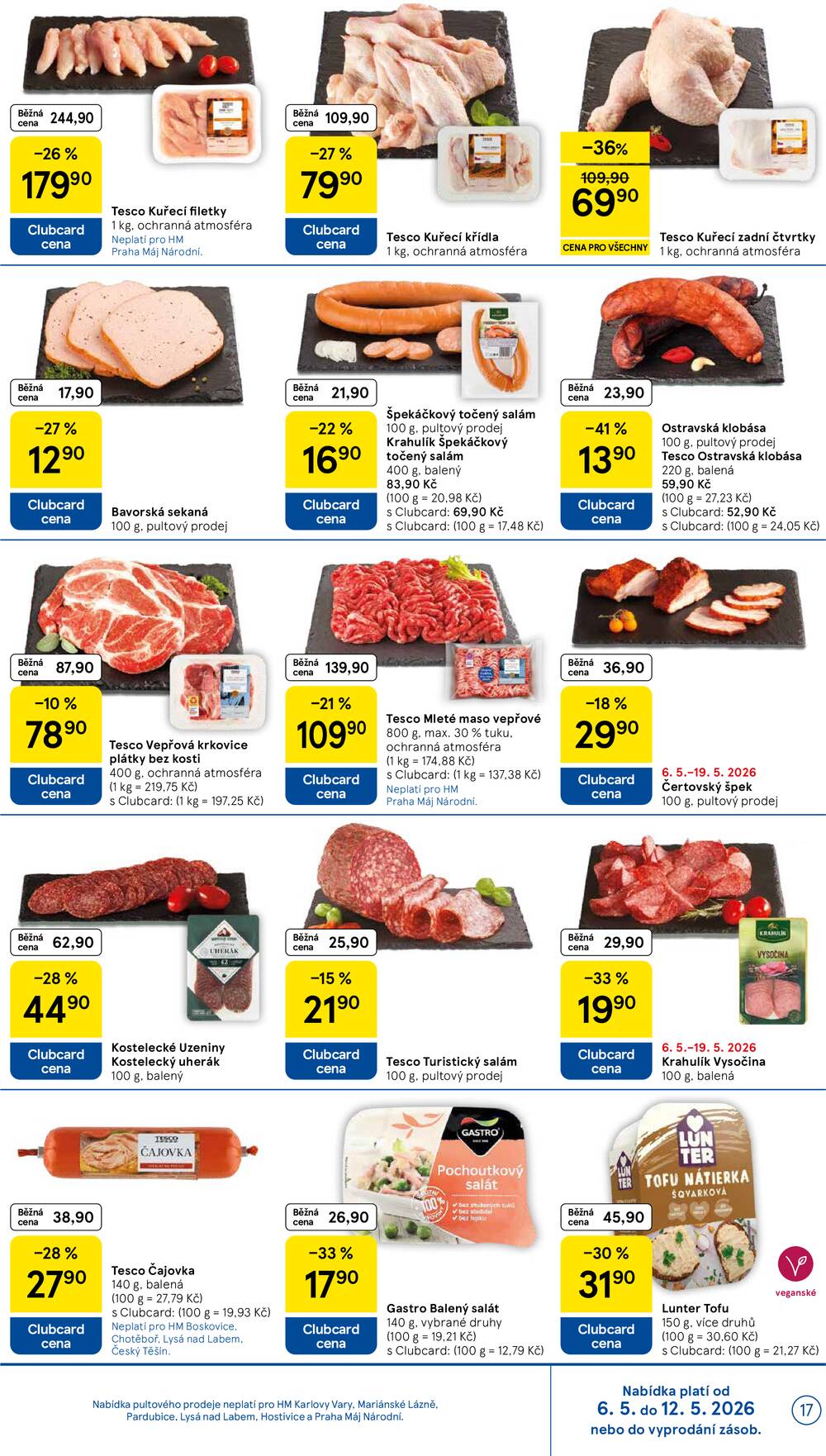 Tesco malé hypermarkety od 6.5. do 12.5.2026