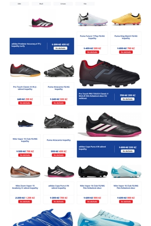 Intersport Kopačky a míče - 1. 5. 2026