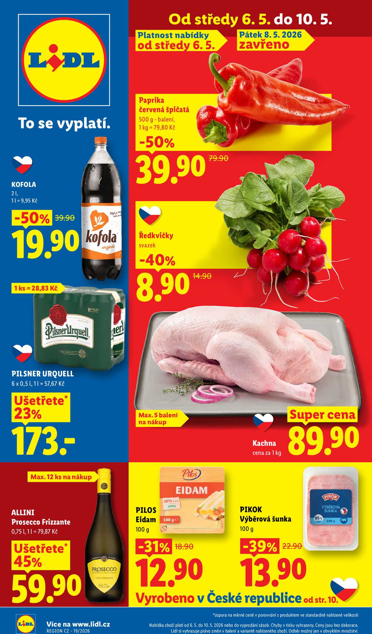 Lidl Čtvrtek od 7.5. do 10.5.2026 strana 1