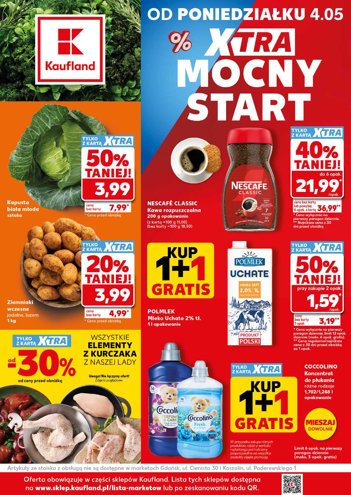 Leták Kaufland Polsko 4.5.-6.5.2026 - Silný start strana 1