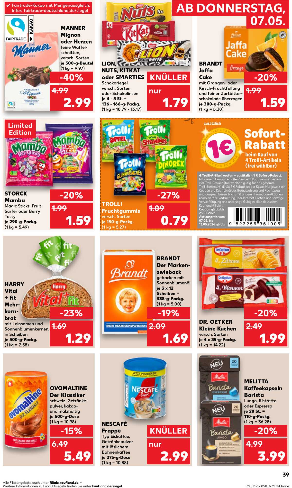Leták Kaufland Německo 7.5.-13.5.2026 strana 39
